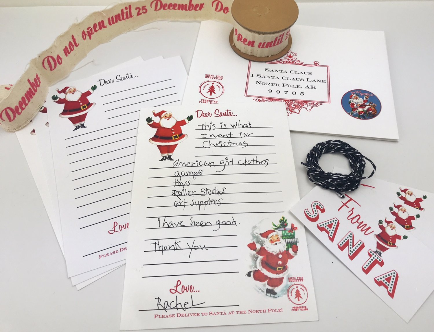 Santa Letters to Write Now and Treasure Later — Social Butterfly Designs