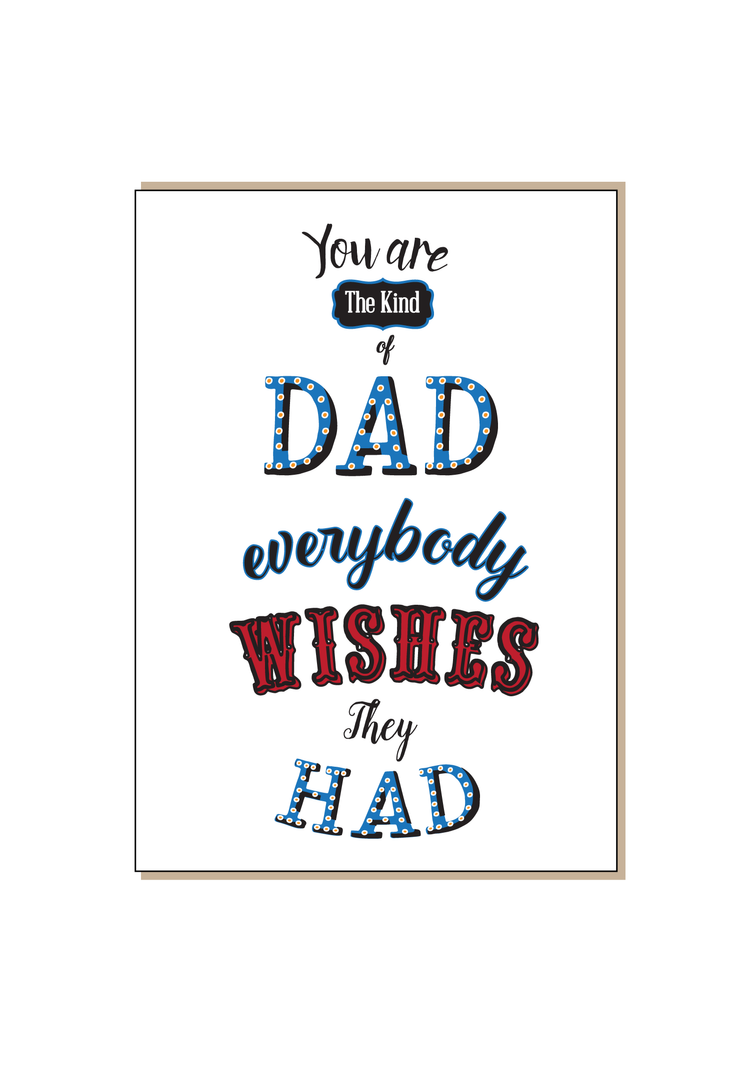 Endless Dad, Dad, Dad, Father's Day Card - Gift Delivery – Ship Joker