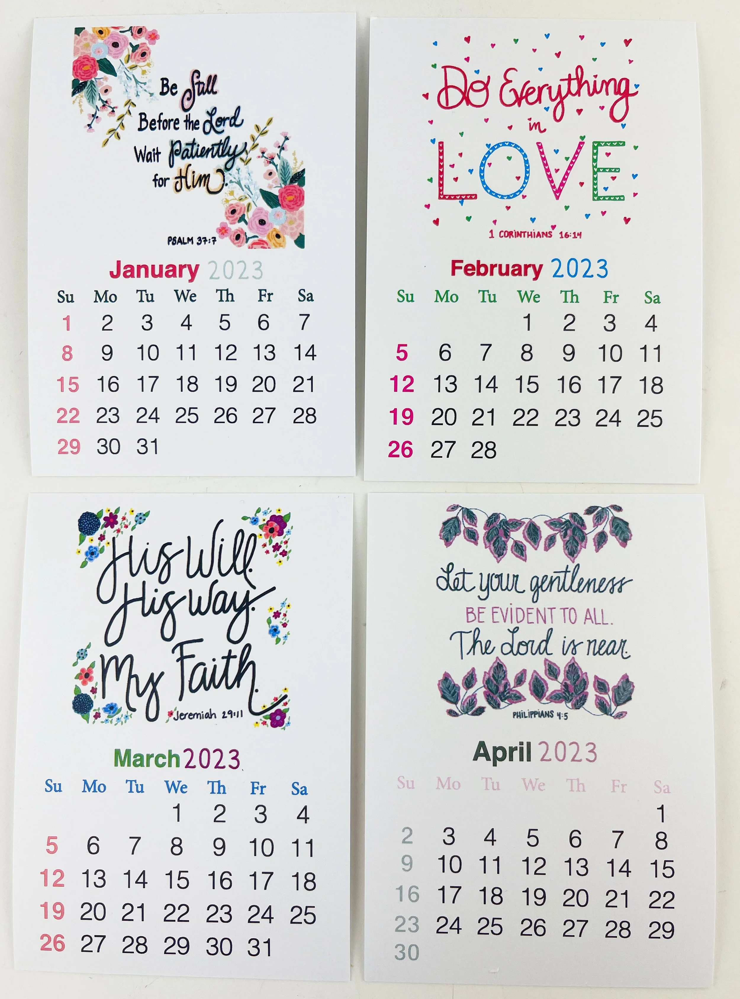 2023 Bible Verse Desk Calendar — Social Butterfly Designs 2023 Bible Verse Desk Calendar — Social Butterfly Designs