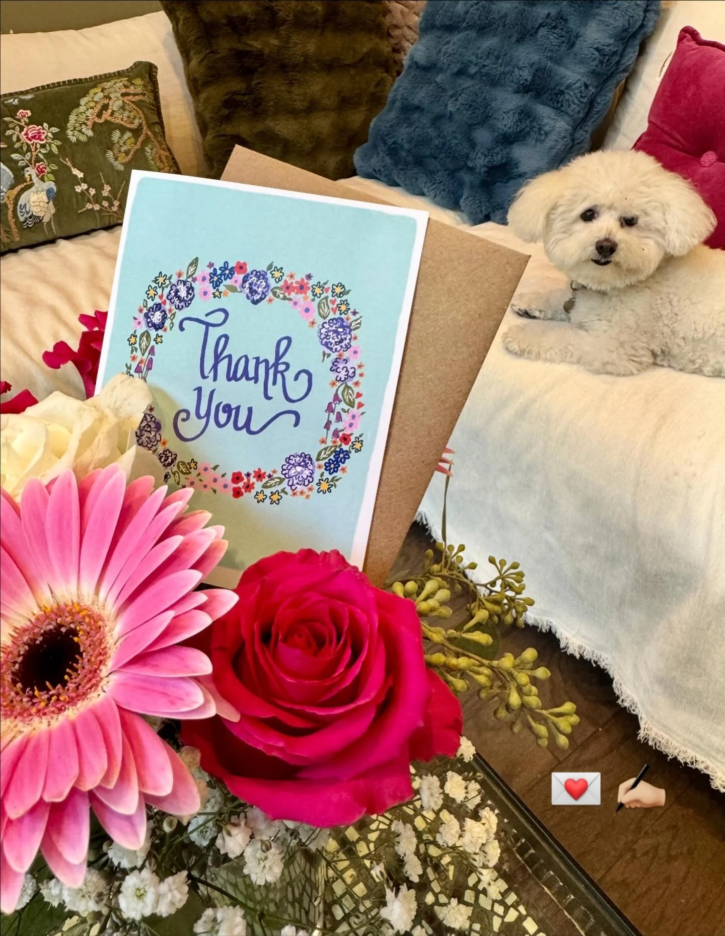 Monday (and honestly, any day) is a beautiful day to pause and say thank you to someone who matters ✍🏼💕