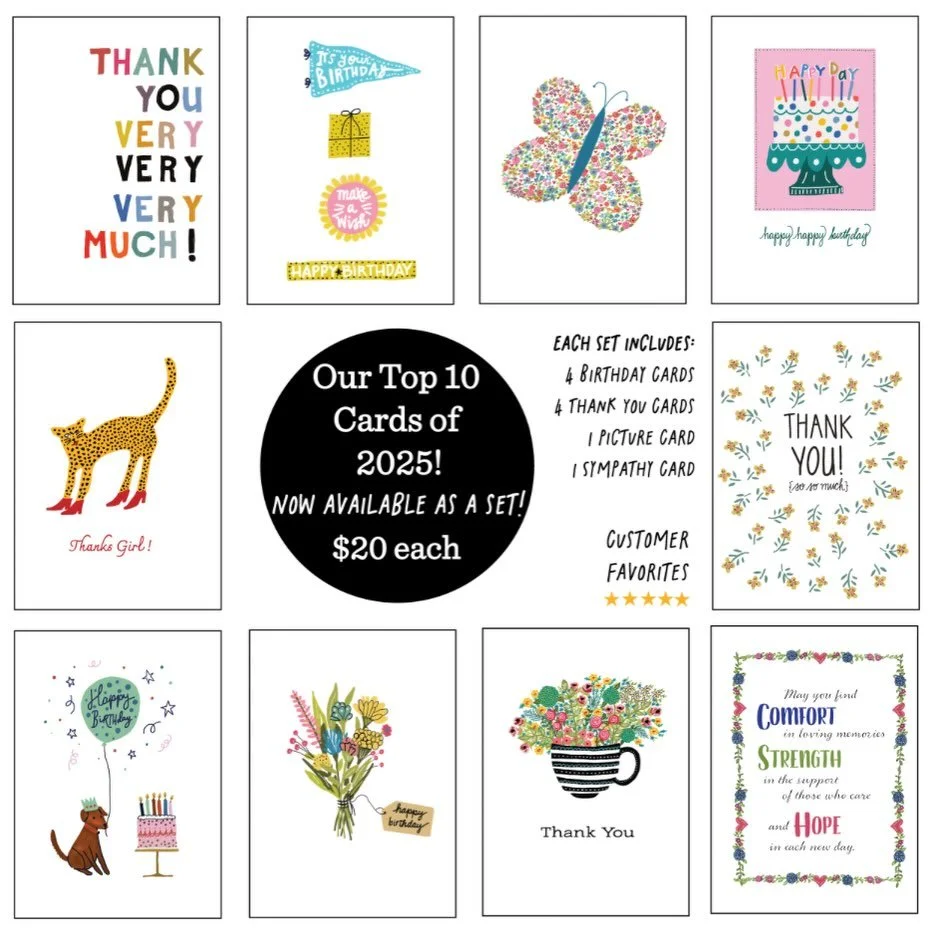 Our Top 10 Cards of 2025 are officially here 🎉
Customer favorites, now bundled as a set.
✨ Get 10% off with code TOP10 ✍️💌. Link in bio 🔗