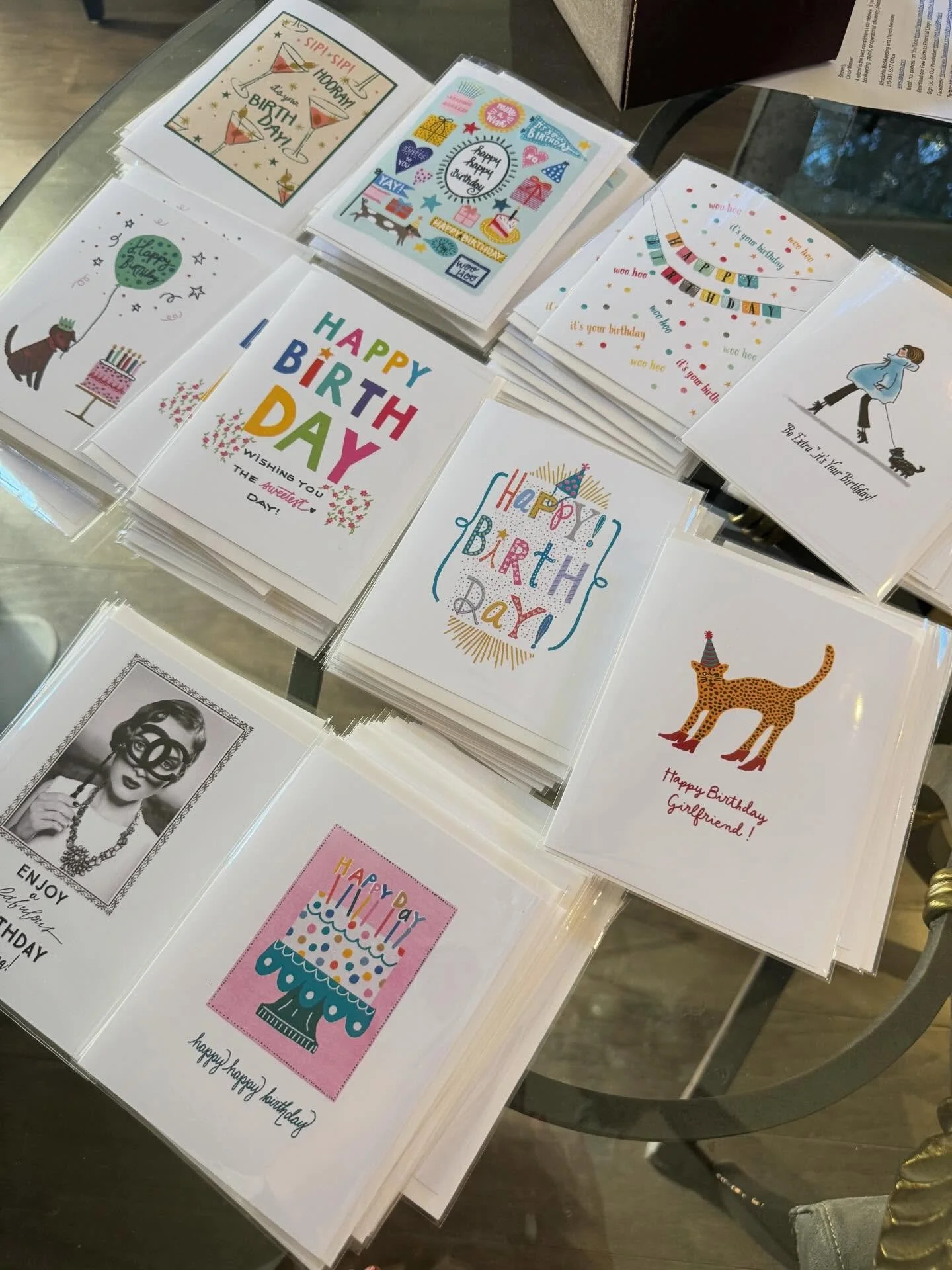 Did you know we do wholesale?  It&rsquo;s a much smaller part of my business, but fun to supply cards to one of my favorite local shops @alandreaboutique 💌