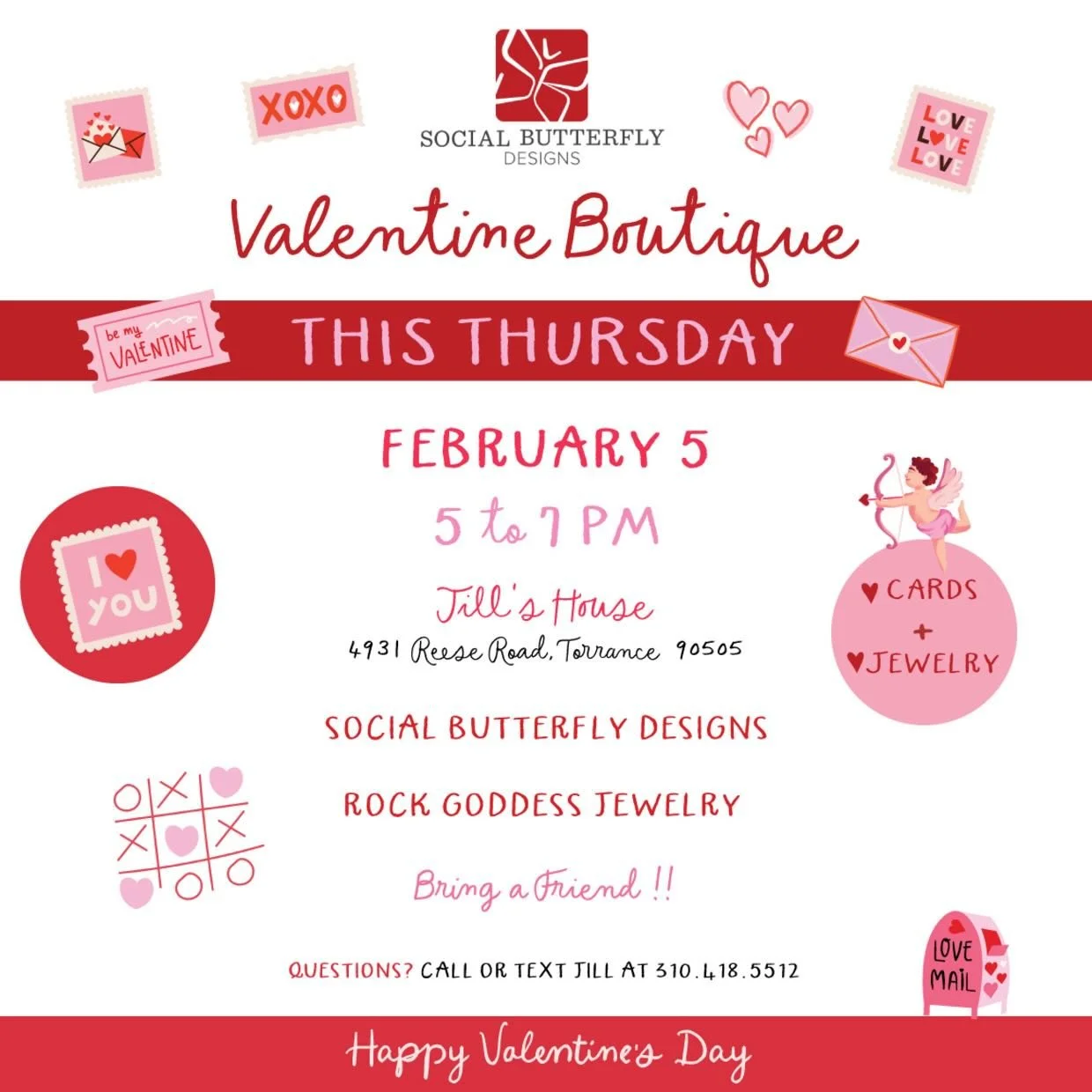 For the first time in a decade, we are bringing back our Valentine&rsquo;s Day Boutique 💘! If you are in the area, join us this Thursday, February 5th, 5 to 7 pm and pick up some valentine swag for the ones you love 💖. Join myself, @luciadagiau21 a