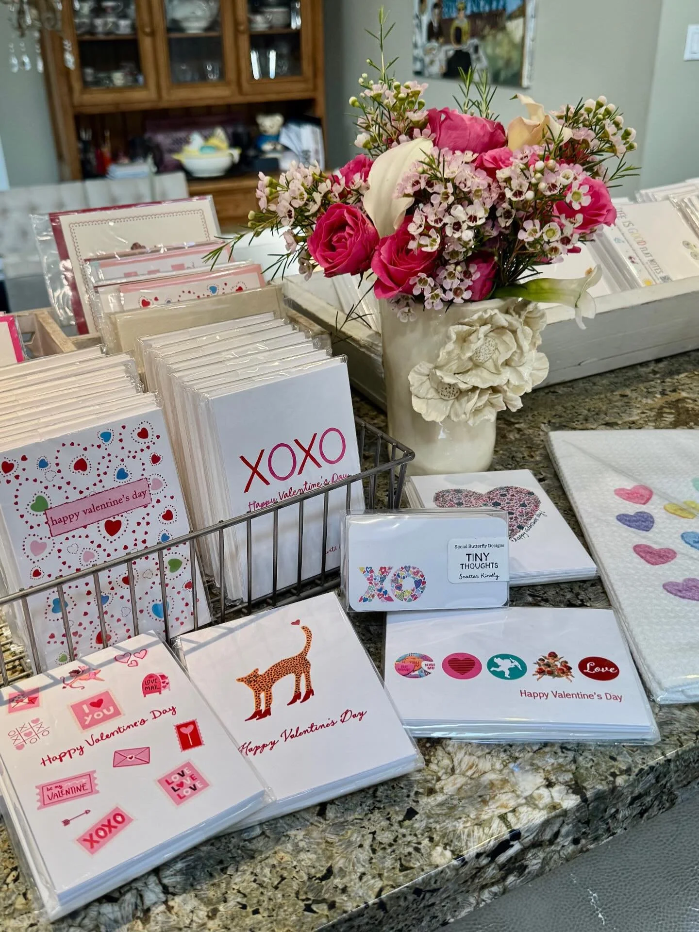 Valentine Ready 💖💘💕! join us tonight from 5 to 7 for wine, bites and valentines!