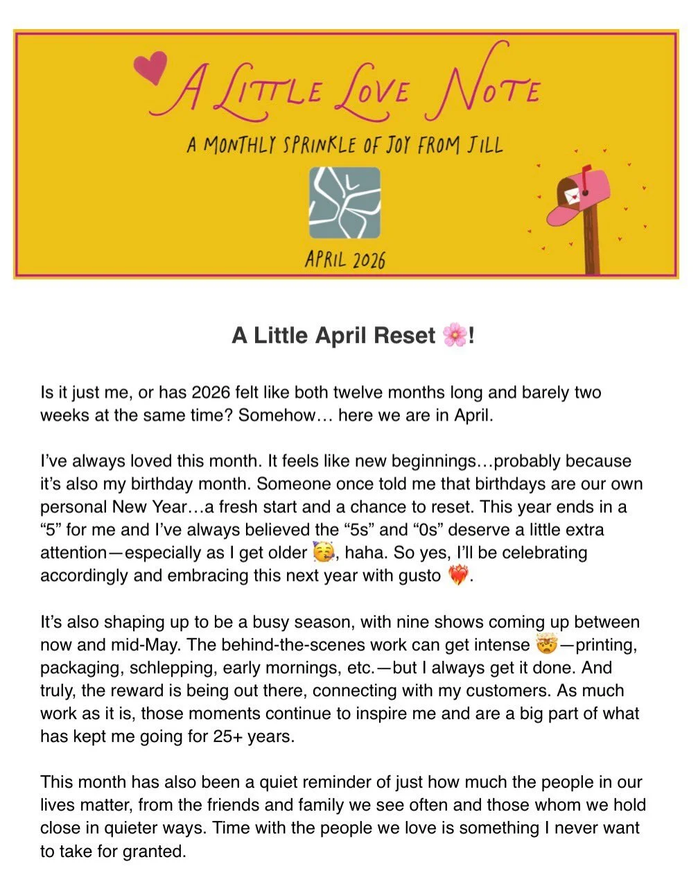 A little sprinkle of JOY for the month of April 🌸💕🦋! Go to the link in bio to activate links in the blog post.