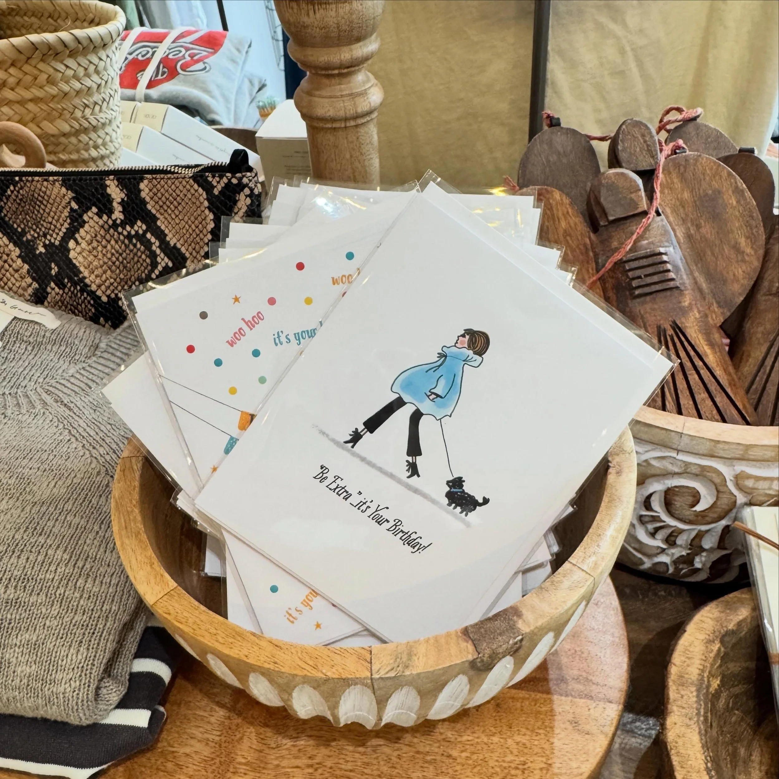 As seen at Alandrea Boutique in Redondo Beach&hellip;birthday cards by Social Butterfly Designs.