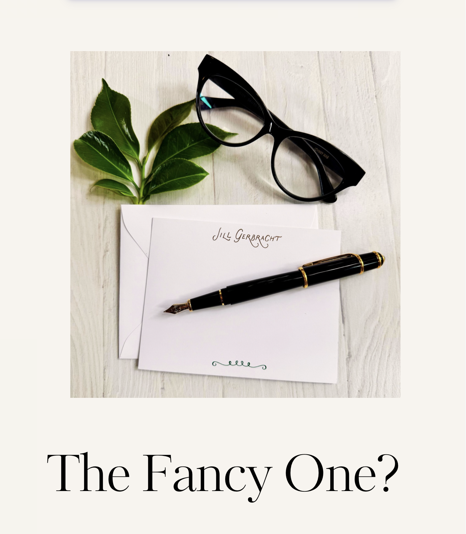 Personalized Stationery
