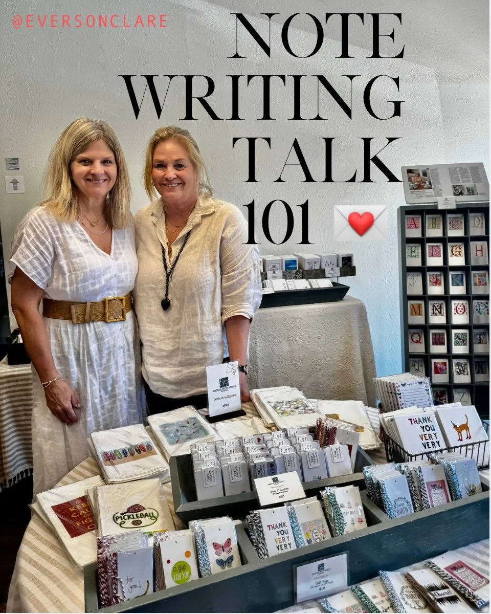 Note to self: that was more fun than expected 💌 !
My first public talk on the power of the handwritten note, hosted by @eversonclare &mdash; everyone left having written a note &ldquo;just because.&rdquo;
Loved it so much I&rsquo;d love to do it aga