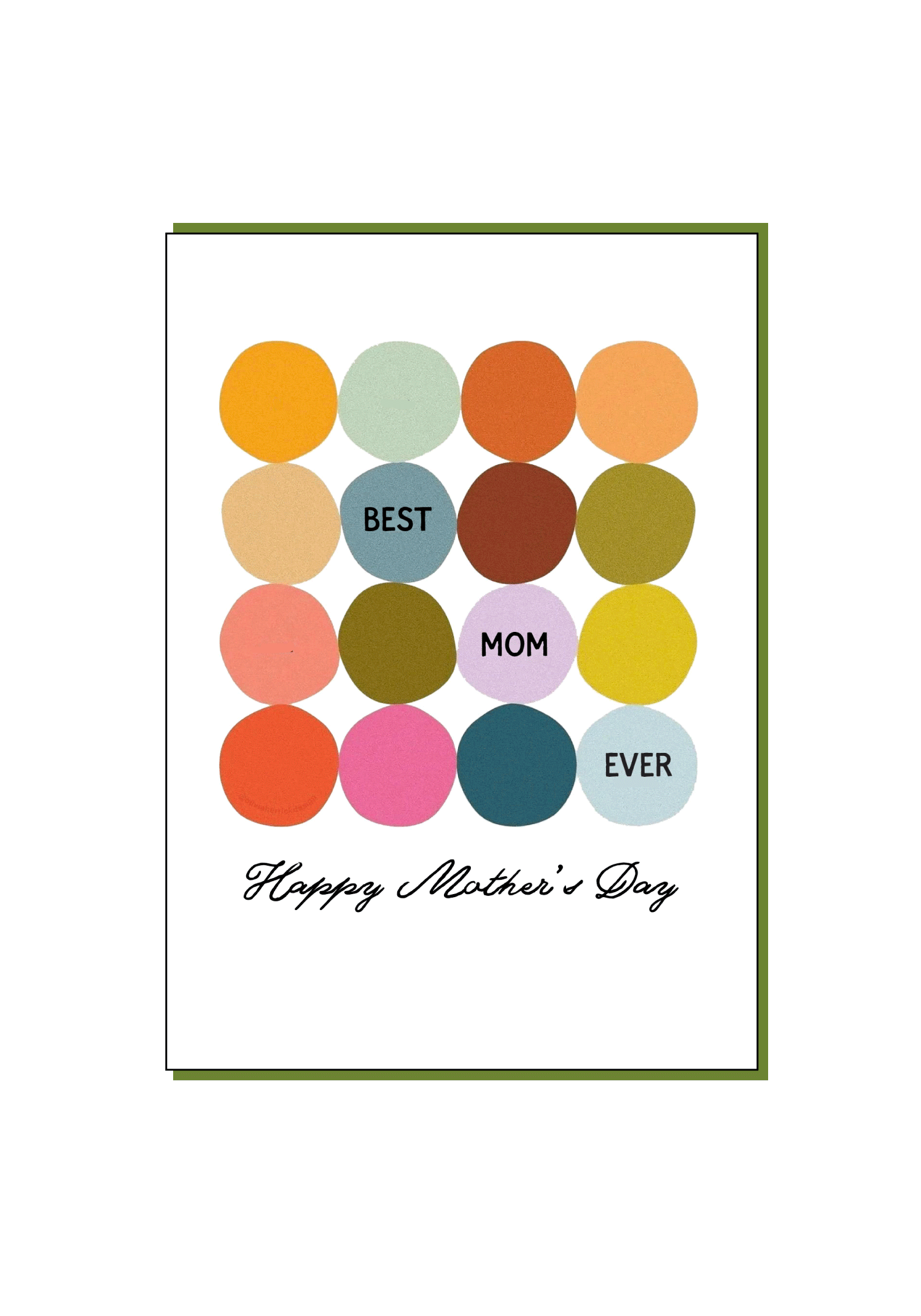 Best Mom Ever Mother's Day Card