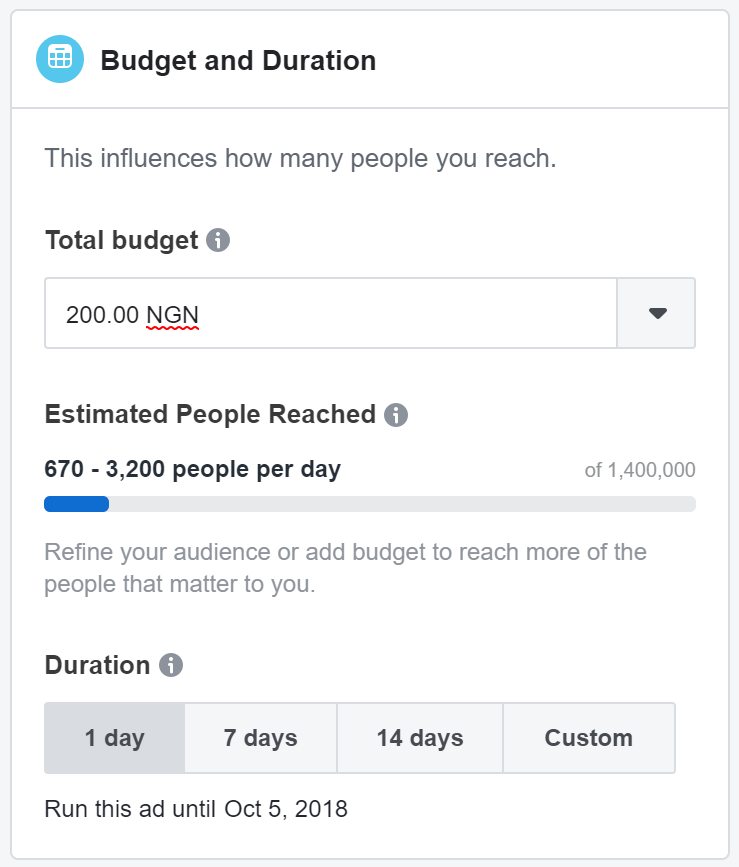 Facebook boosted post budget and duration.png