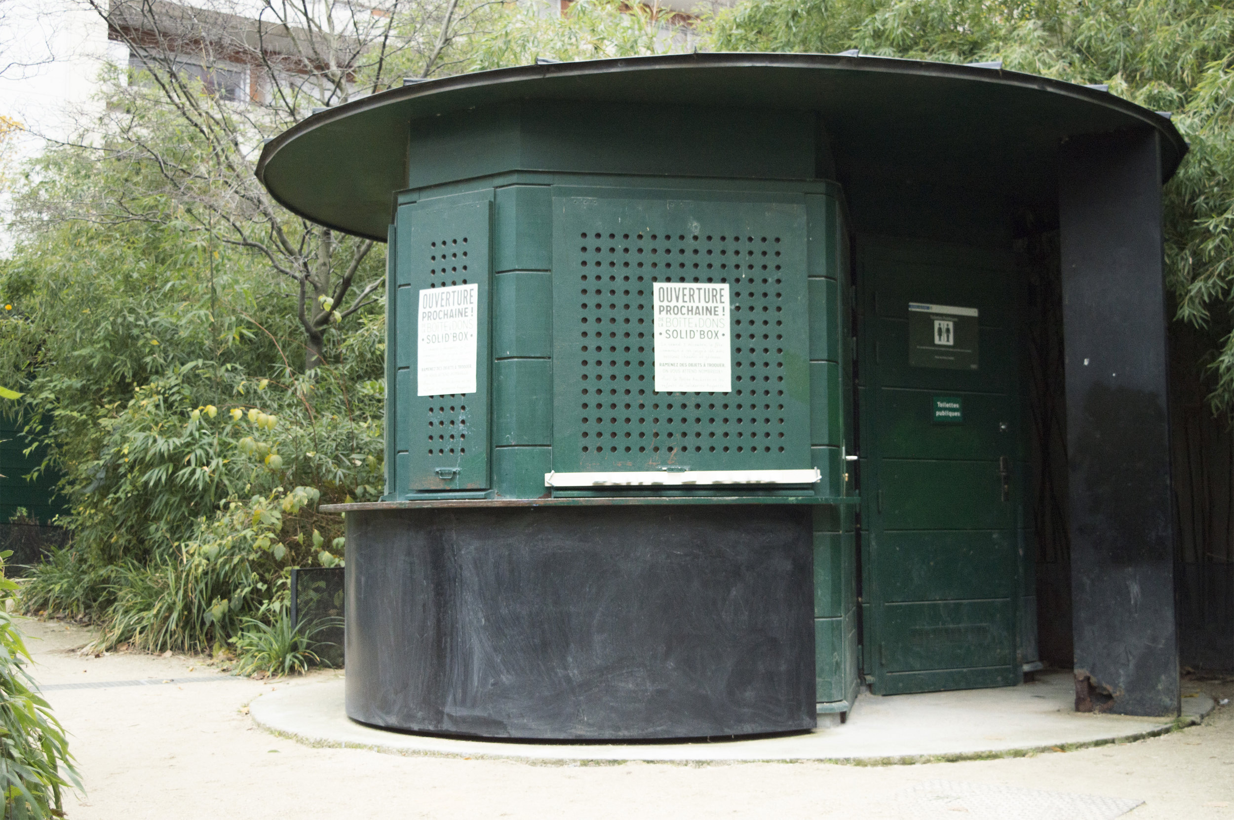 Le kiosque fermé