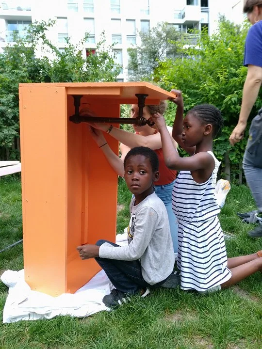 Les enfants de Solidarité Roquette ont participé à toutes les étapes de la fabrication