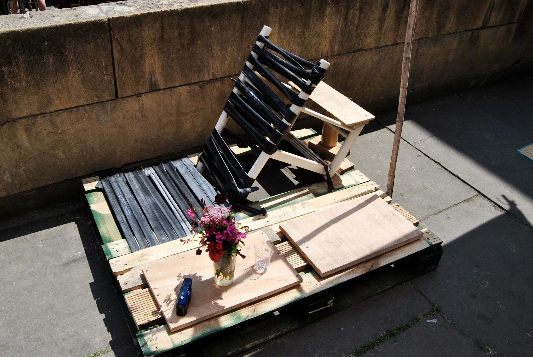 Chaise longue en chambres à air