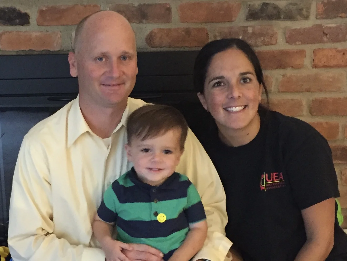 Brian and JoAnne Zawislak with their son, Lev.