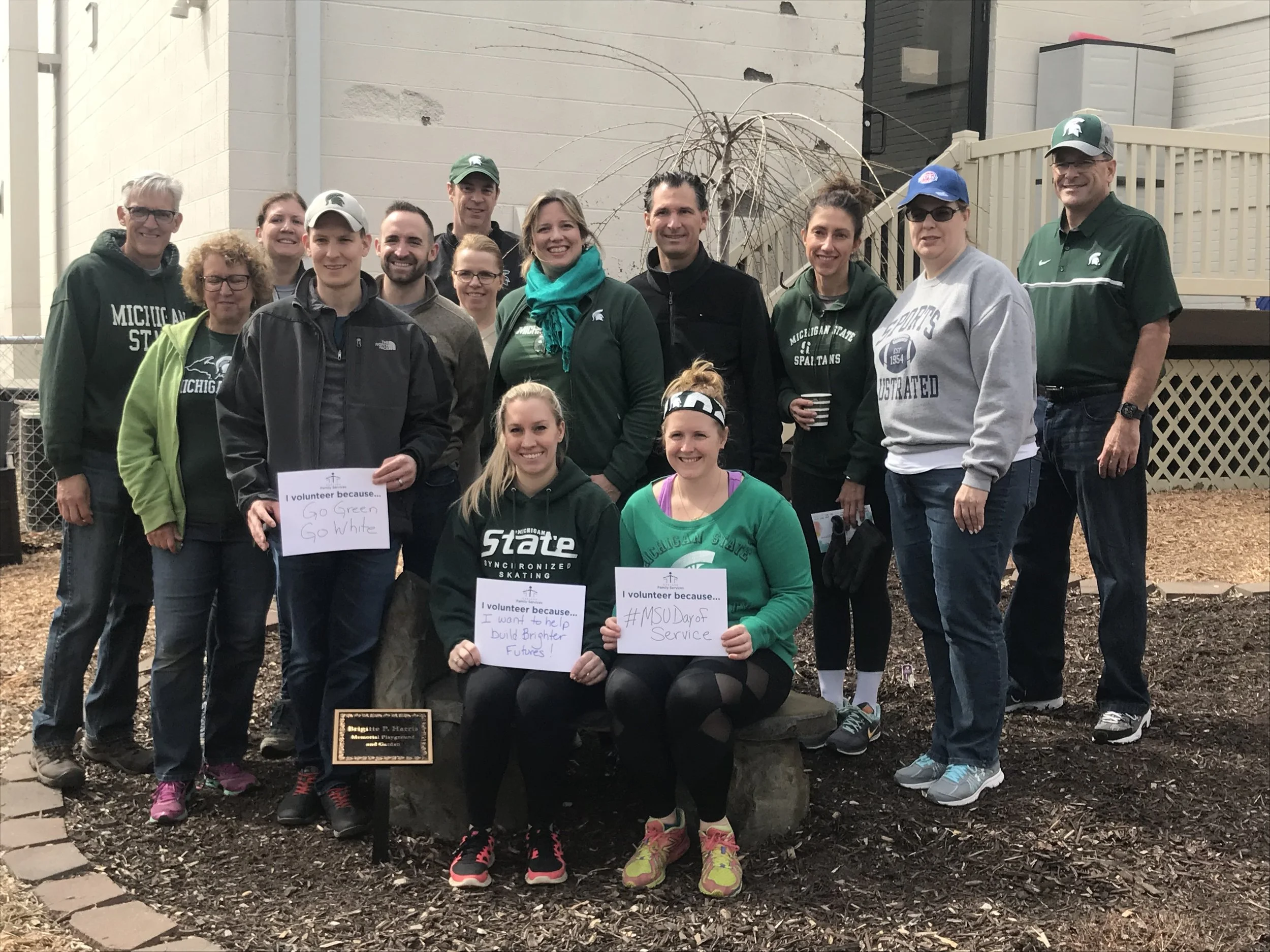 MSU Global Day of Service volunteers make a difference at Children's Learning Center