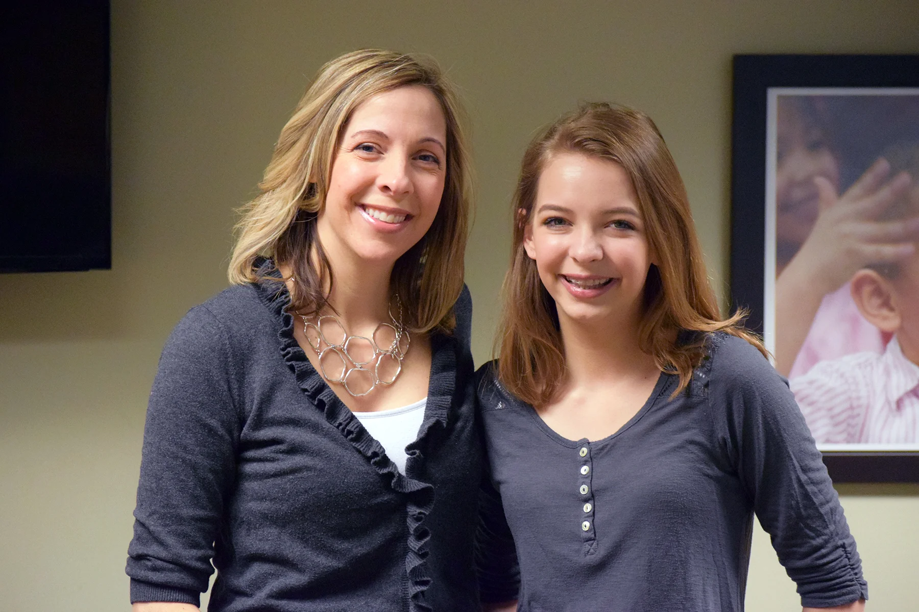 Sydney's mom, Colleen (left), reached out to Day One for assistance for her daughter, Sydney (right).