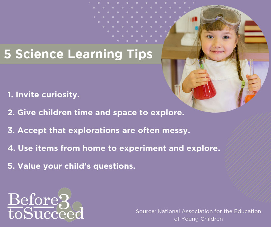 Tips For Learning Science 5 tips on how to get your toddler or preschooler interested in science ...