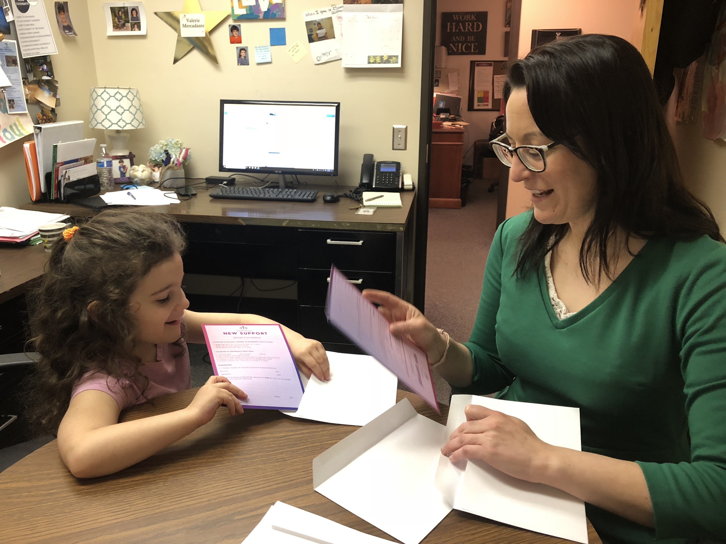 Valerie Mercadante with her daughter, Aria.