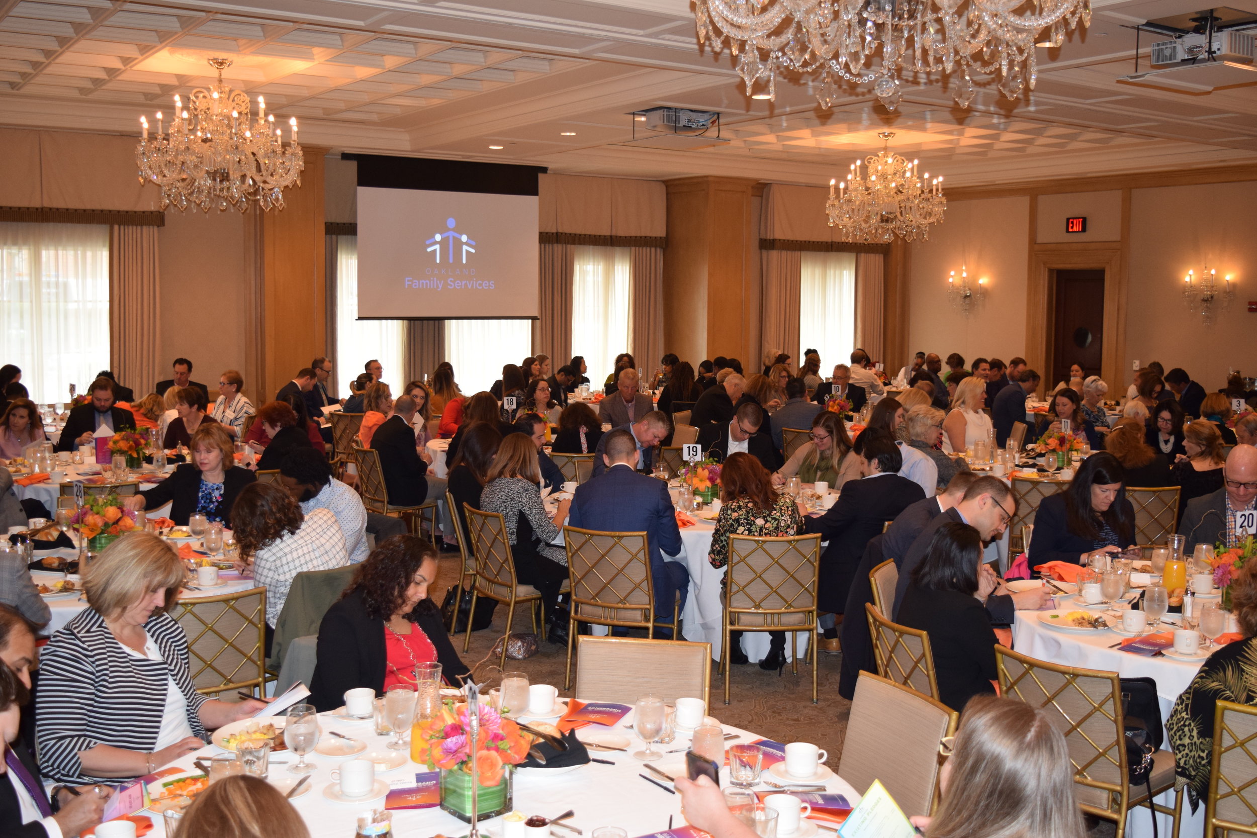 More than 300 people attended the Building a Brighter Future Breakfast.
