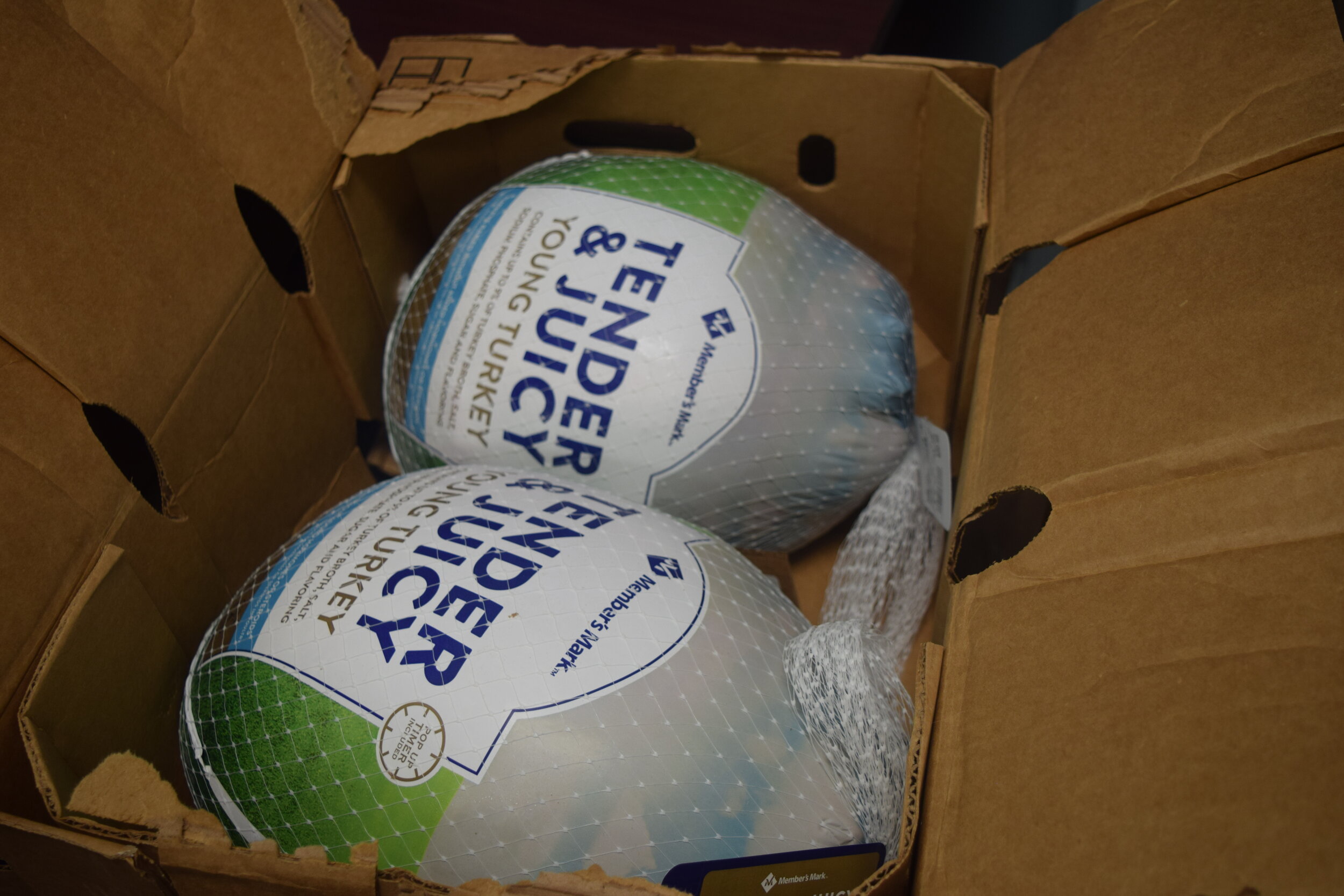 Oakland Family Services provided 100 turkeys to families for Thanksgiving.