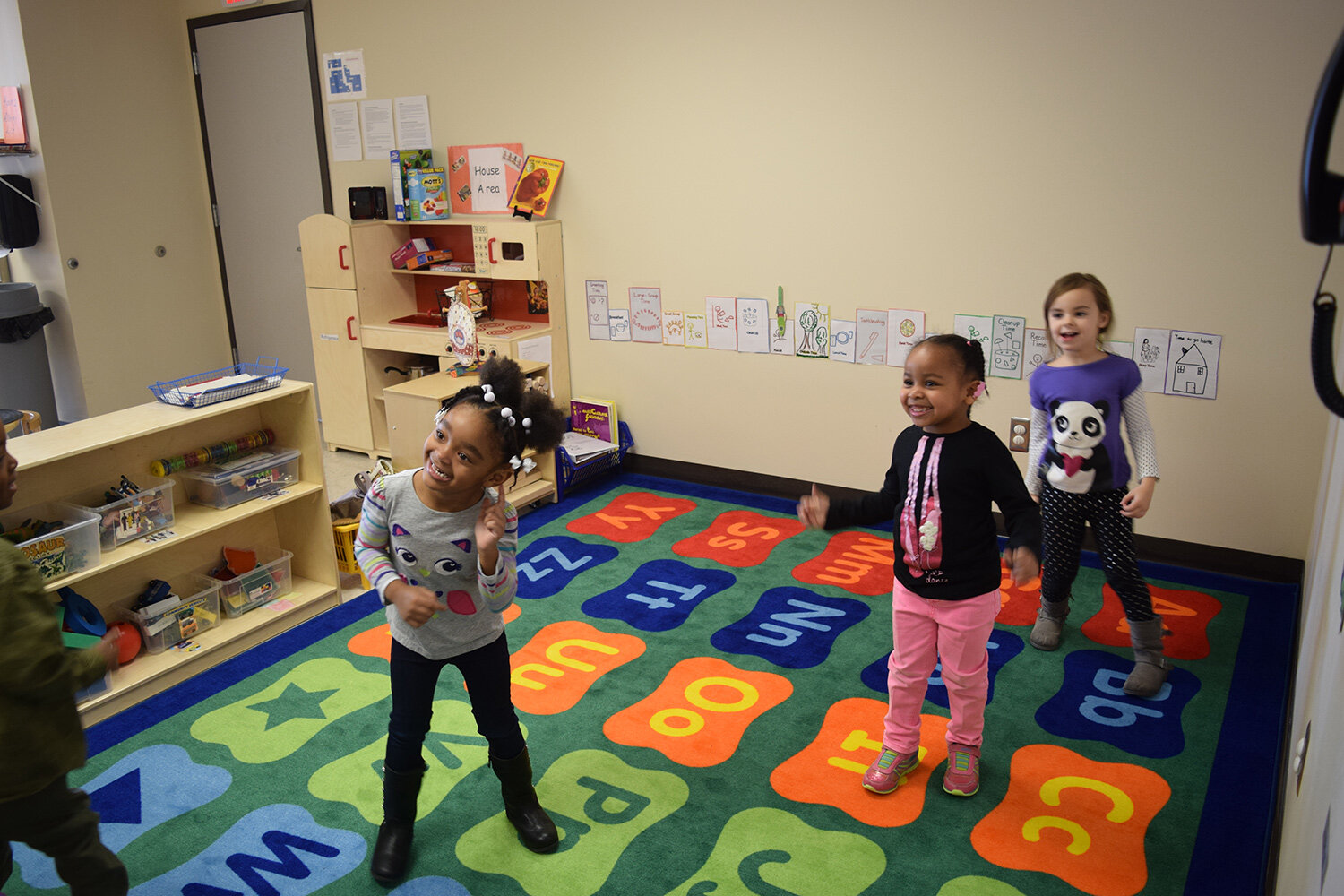  Preschoolers play at the Walled Lake Children’s Learning Center in 2015. 