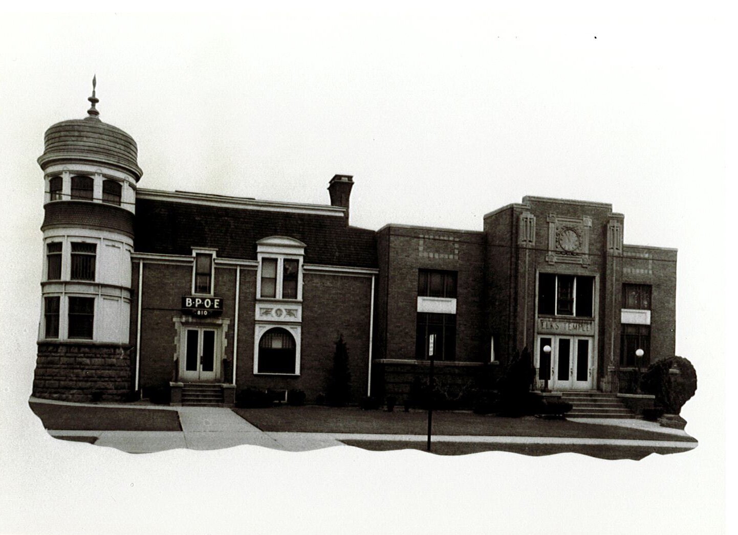  The Elks Lodge is shown sometime after the 1924-25 addition. 