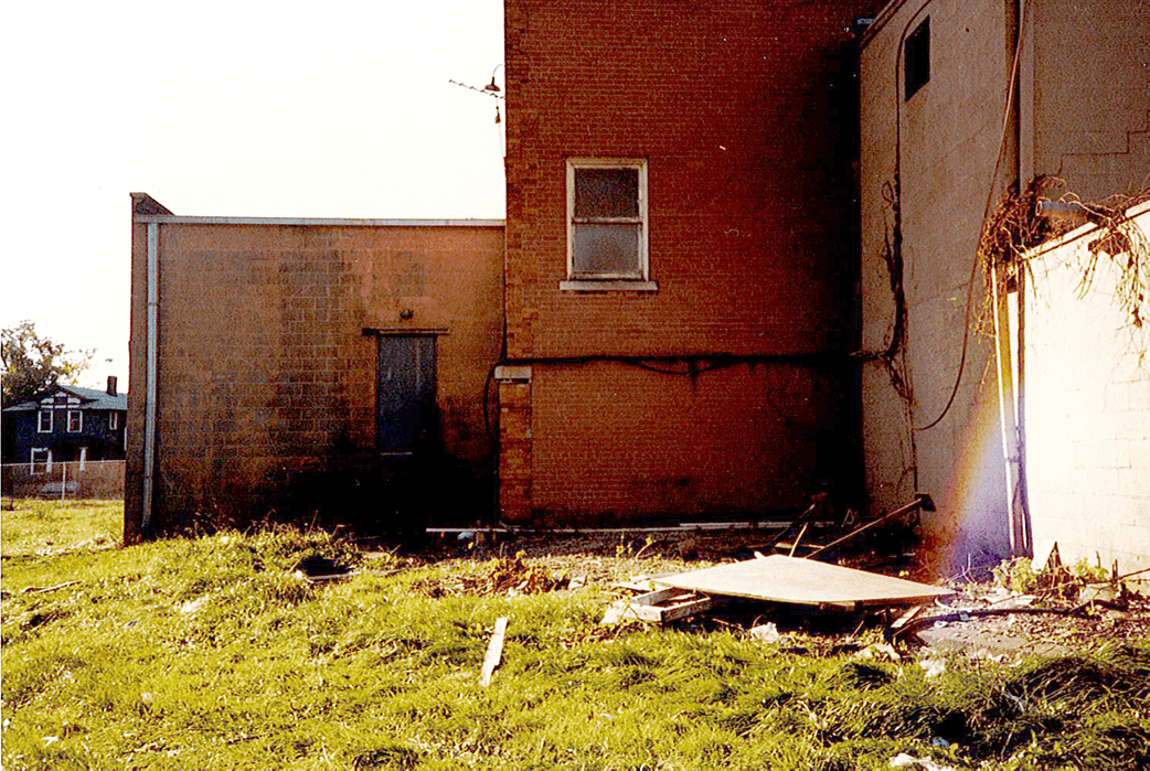  An undated photo of the side of the building before renovations by Oakland Family Services. 