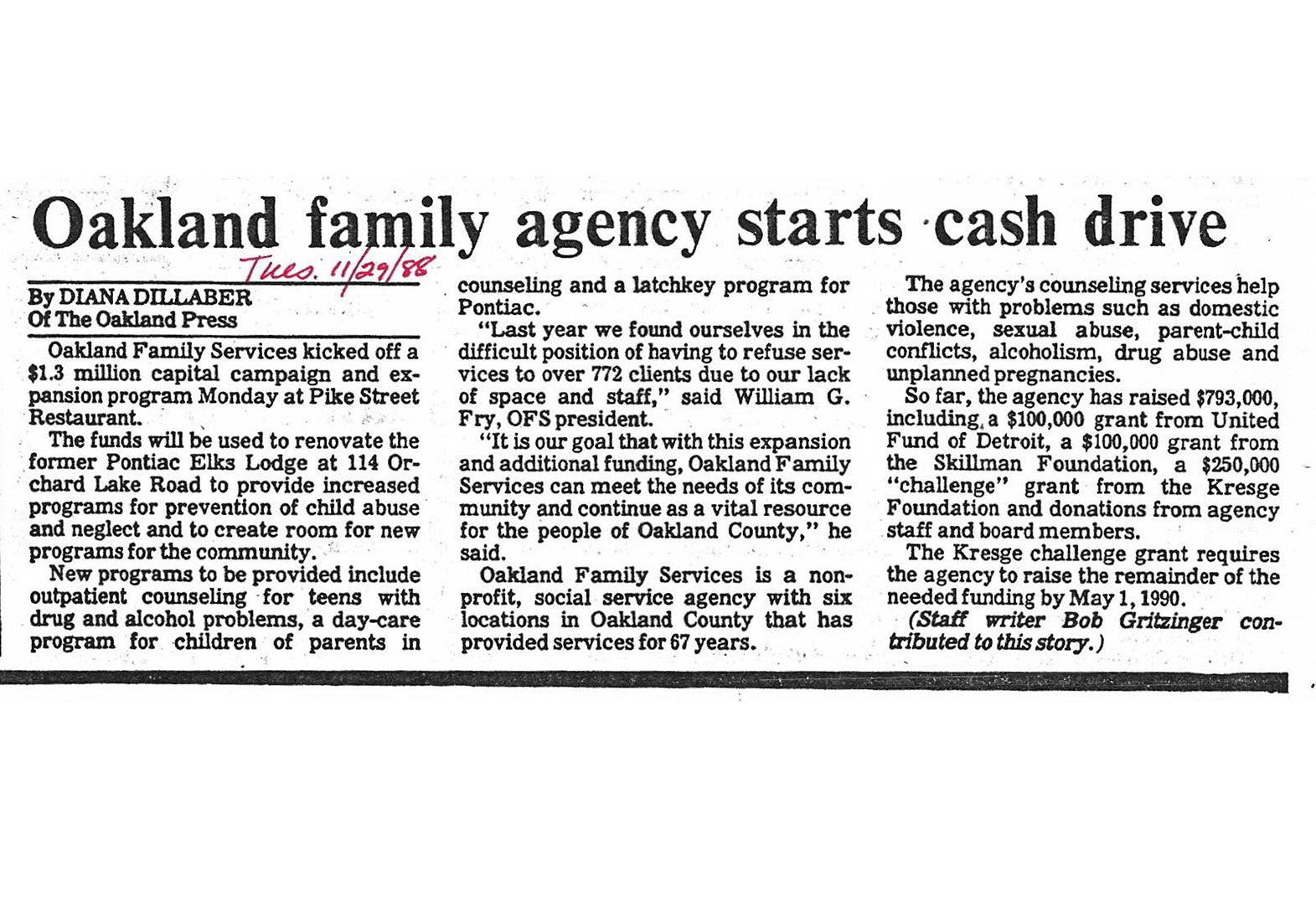  The Oakland Press, Nov. 29, 1988 