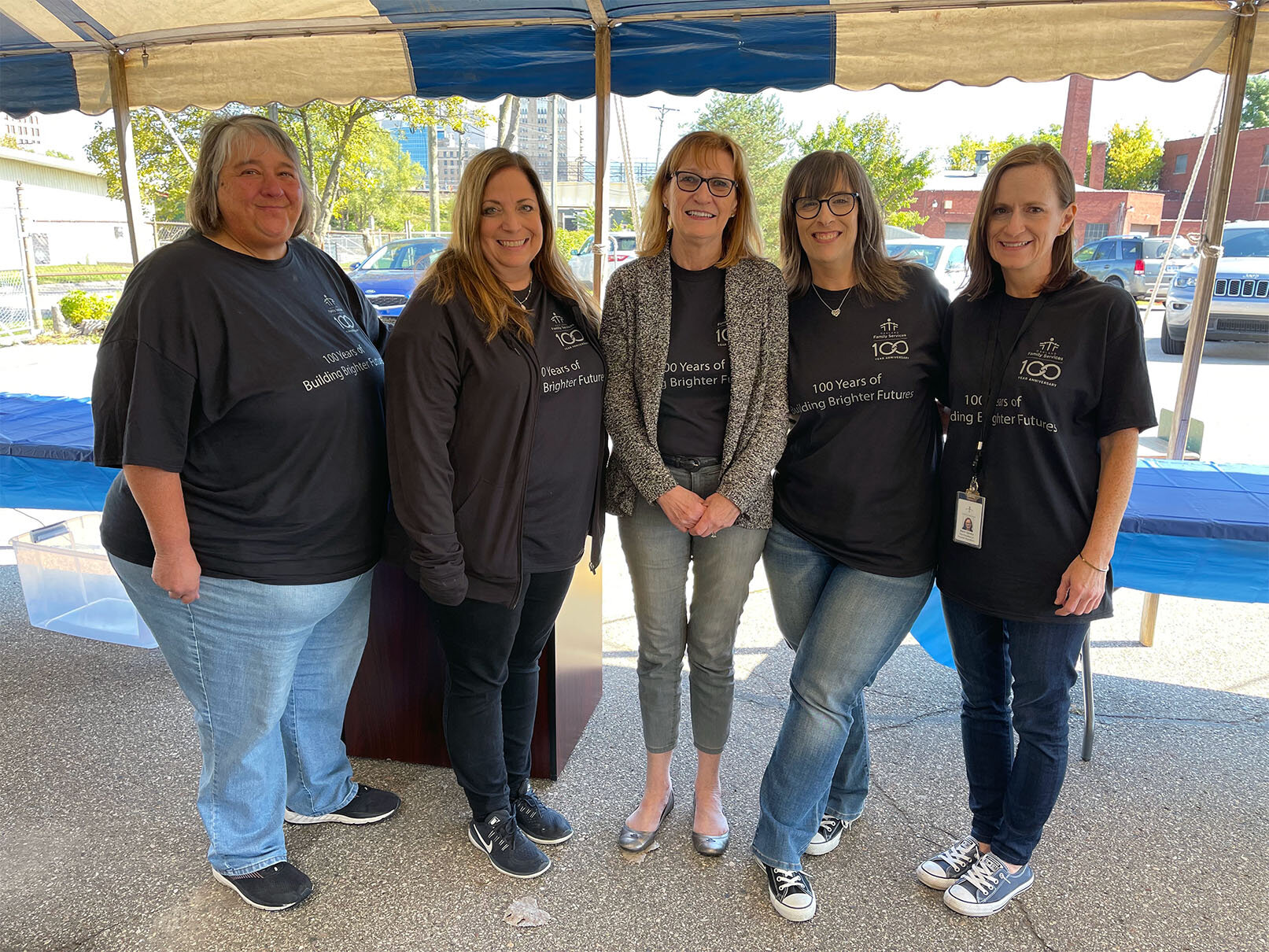  Members of the Executive Leadership Team are, from left: Natalie Marchione, vice president of quality and planning; Julie Mison, vice president of employee engagement and organizational development; Kathleen Lynd, vice president of organizational pe