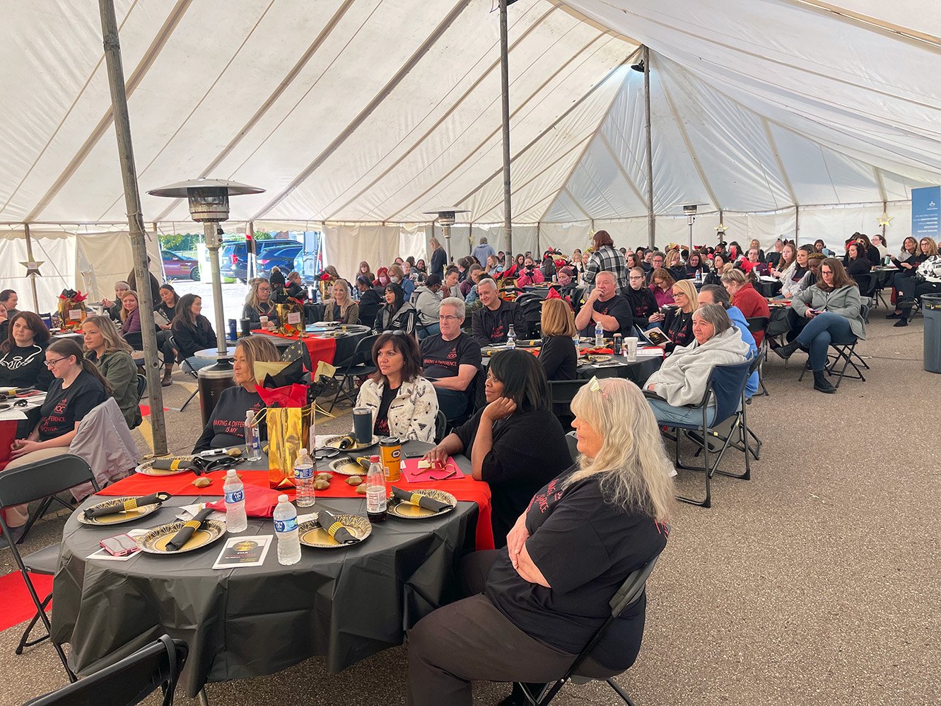  Employees gathered at Oakland Family Services’ Pontiac location for the annual Staff Recognition and Celebration Event on Sept. 23. 