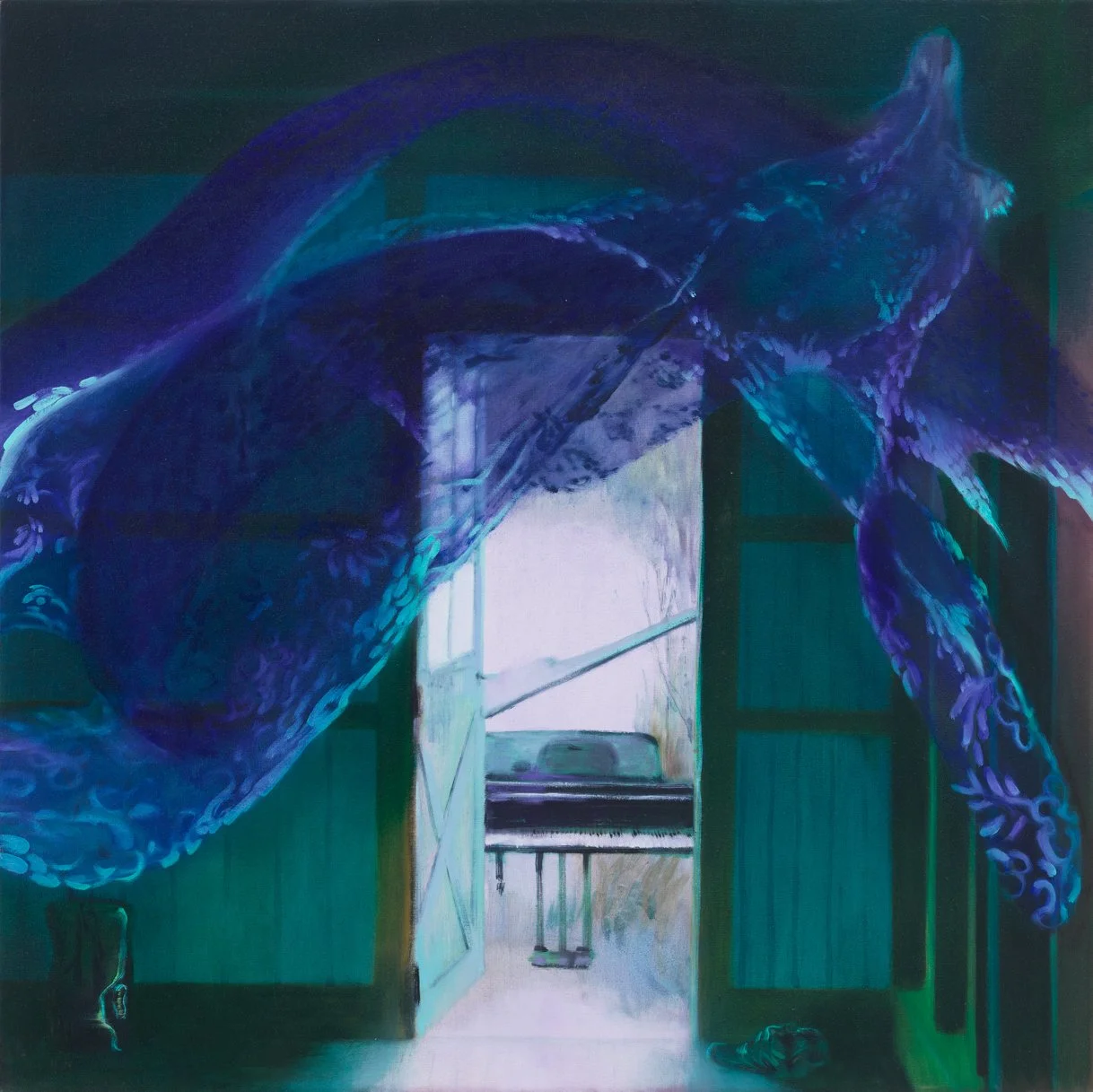 Storm, 2025, Oil on canvas, 40x40in.