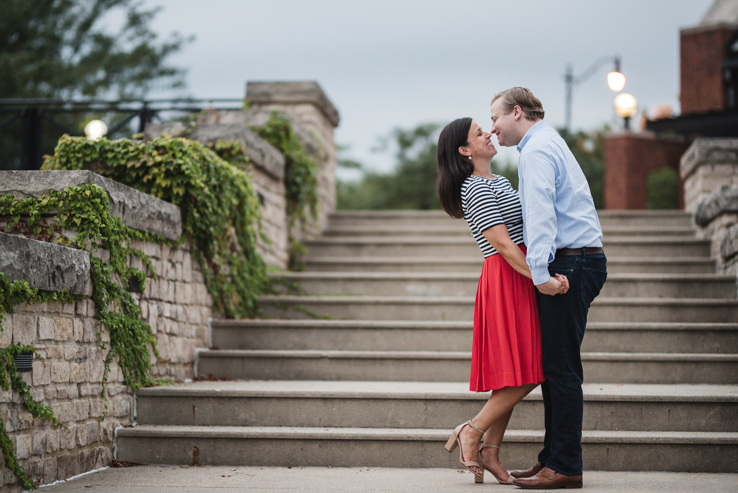 Wedding Photographer in Columbus Ohio North Bank Park Pavillion Engagement