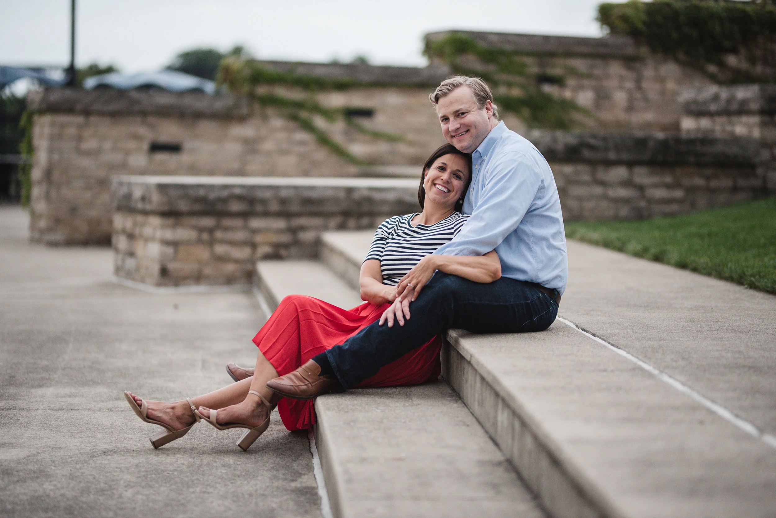 Wedding Photographer in Columbus Ohio North Bank Park Pavillion Engagement
