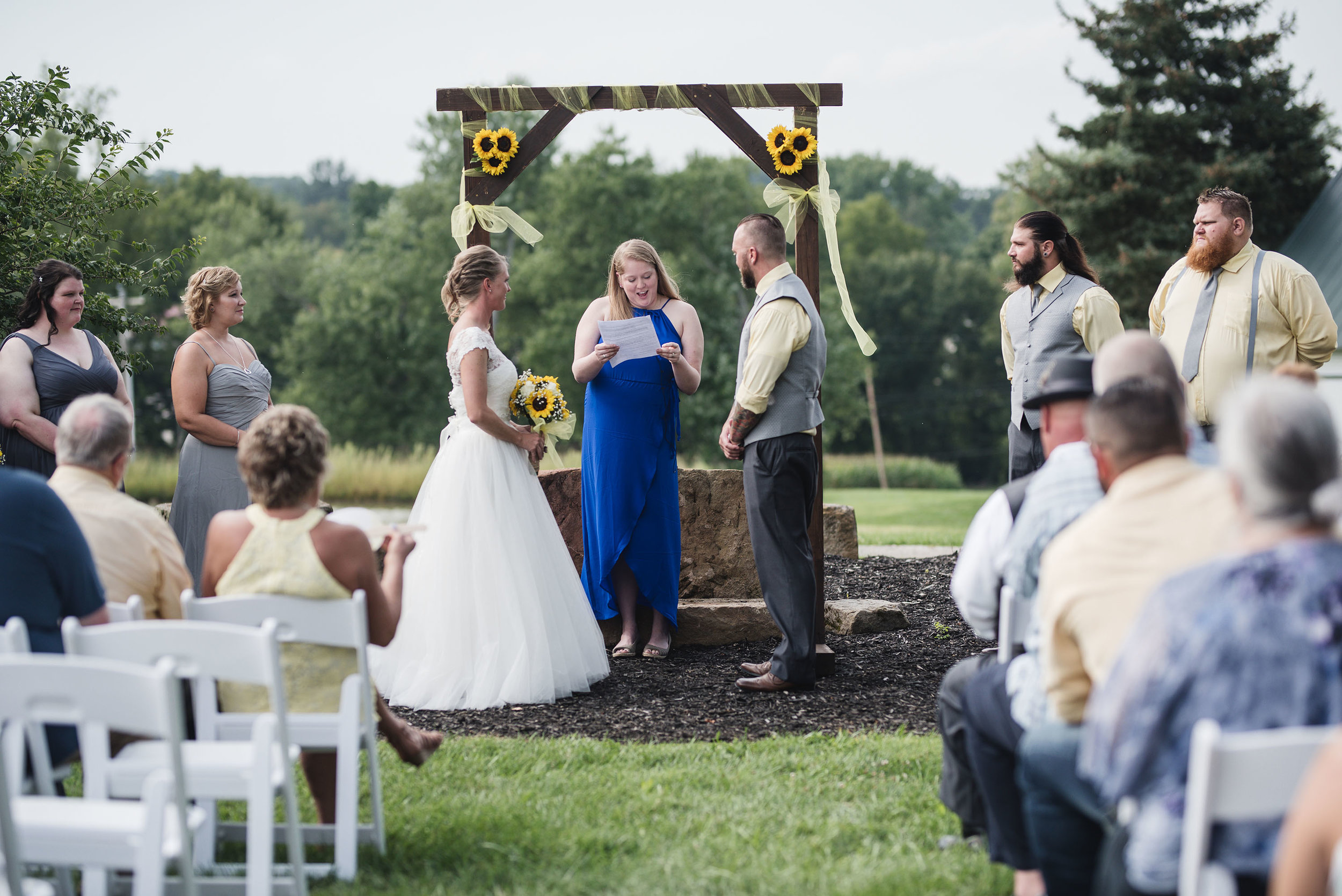 lancaster ohio wedding photographer wedding ceremony lancaster ohio