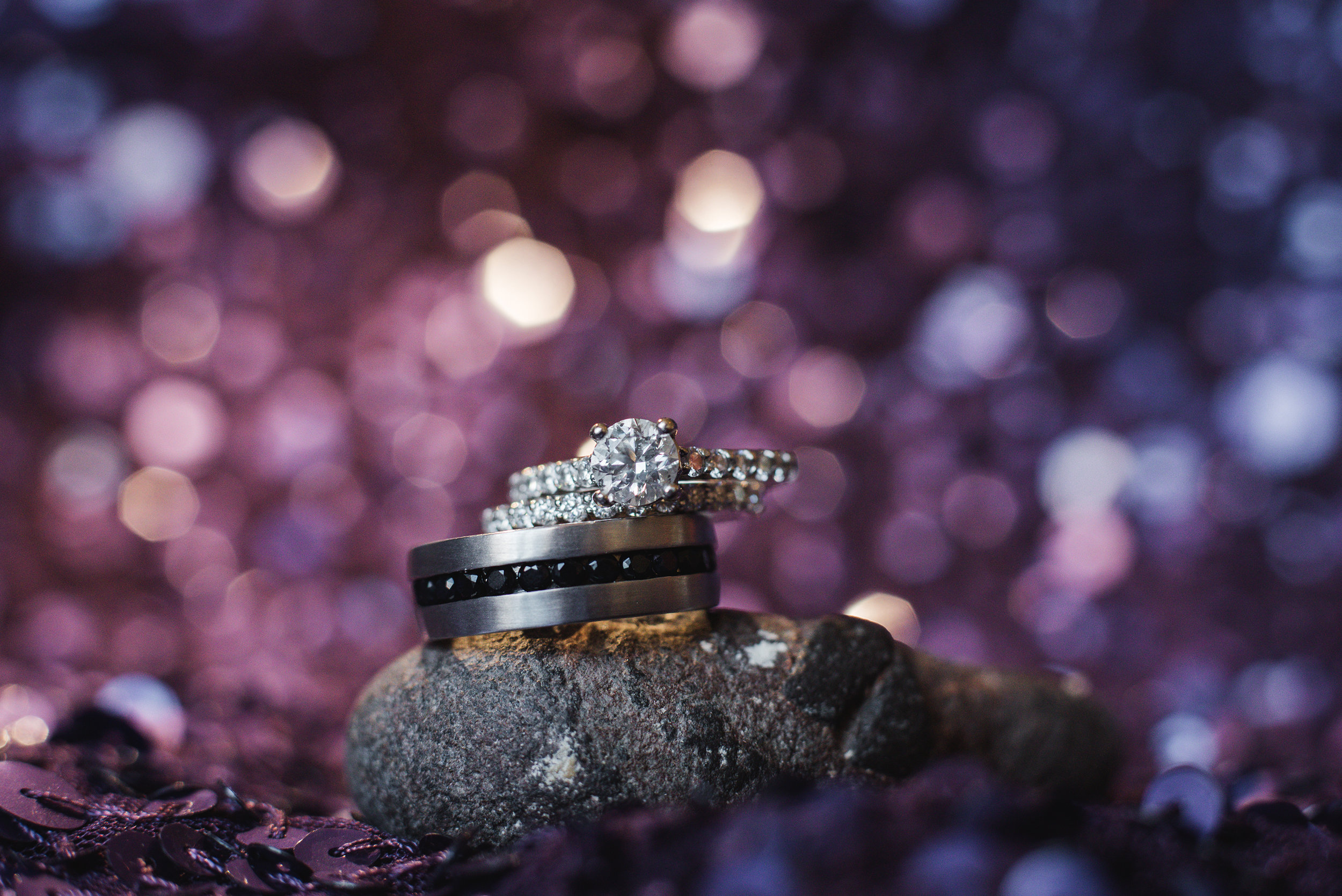 macro ring photo unconventional wedding photographer in columbus ohio