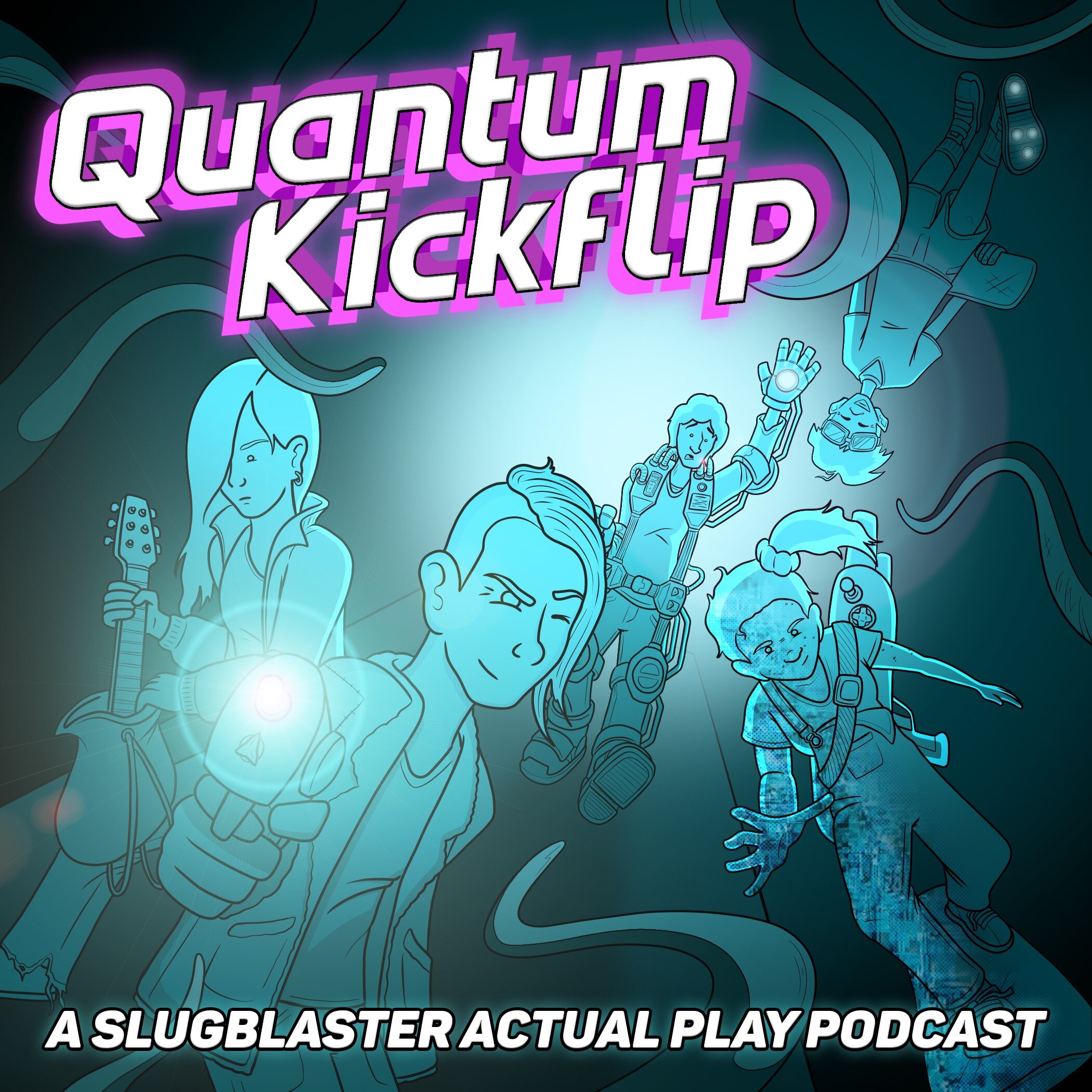 QUANTUM KICKFLIP Six Edmonton comedians play Slugblaster, a sci-fi tabletop roleplaying game developed in Alberta.