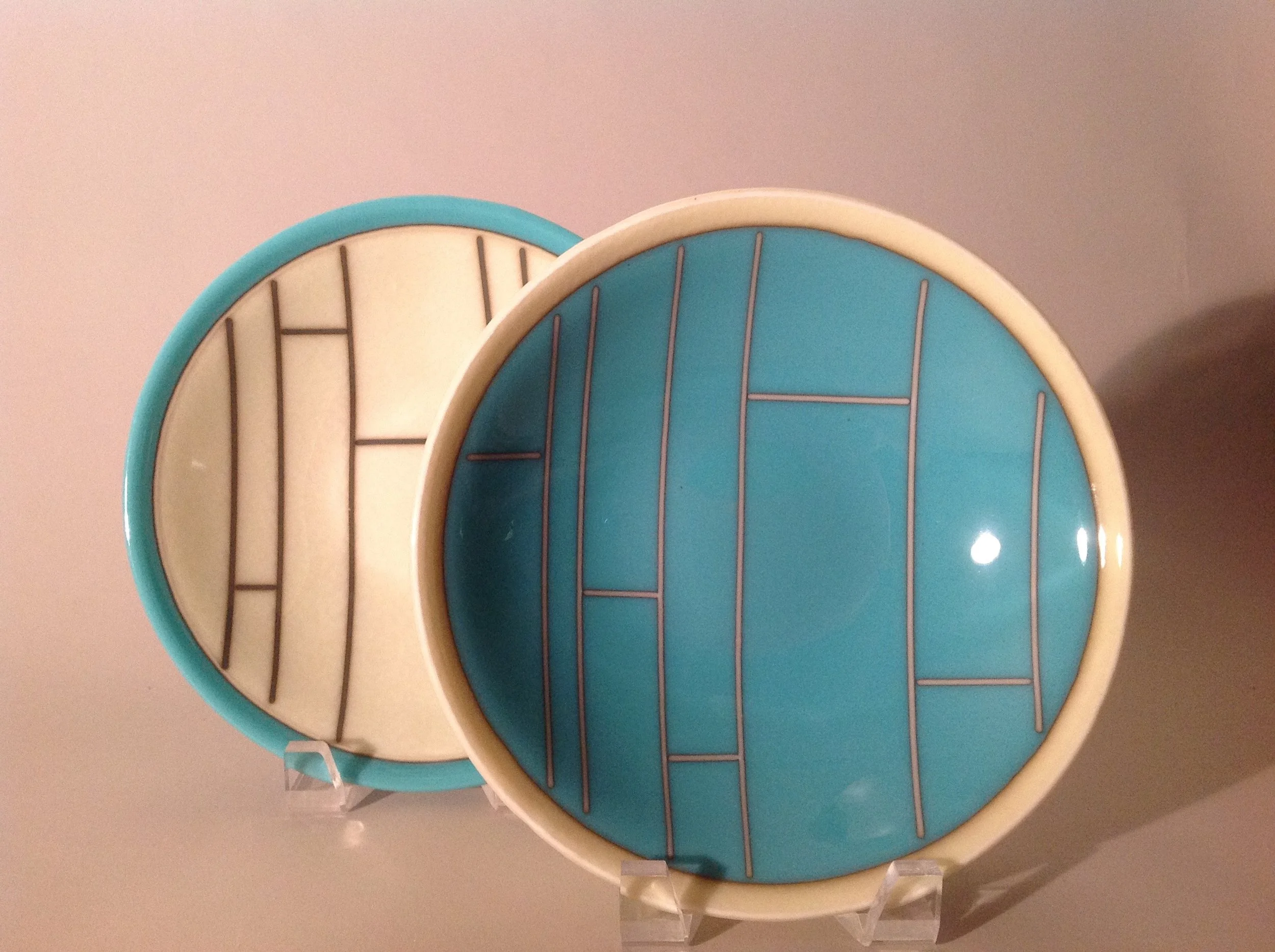 Mod Turquoise bowl