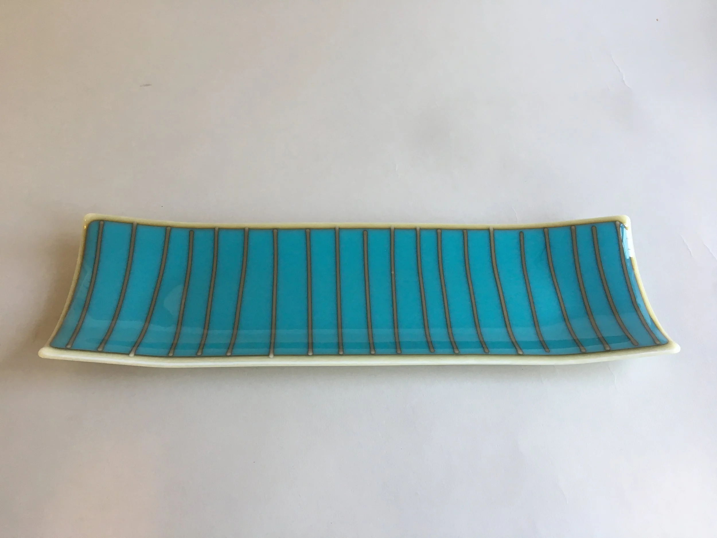 Turquoise Arcus Sushi tray