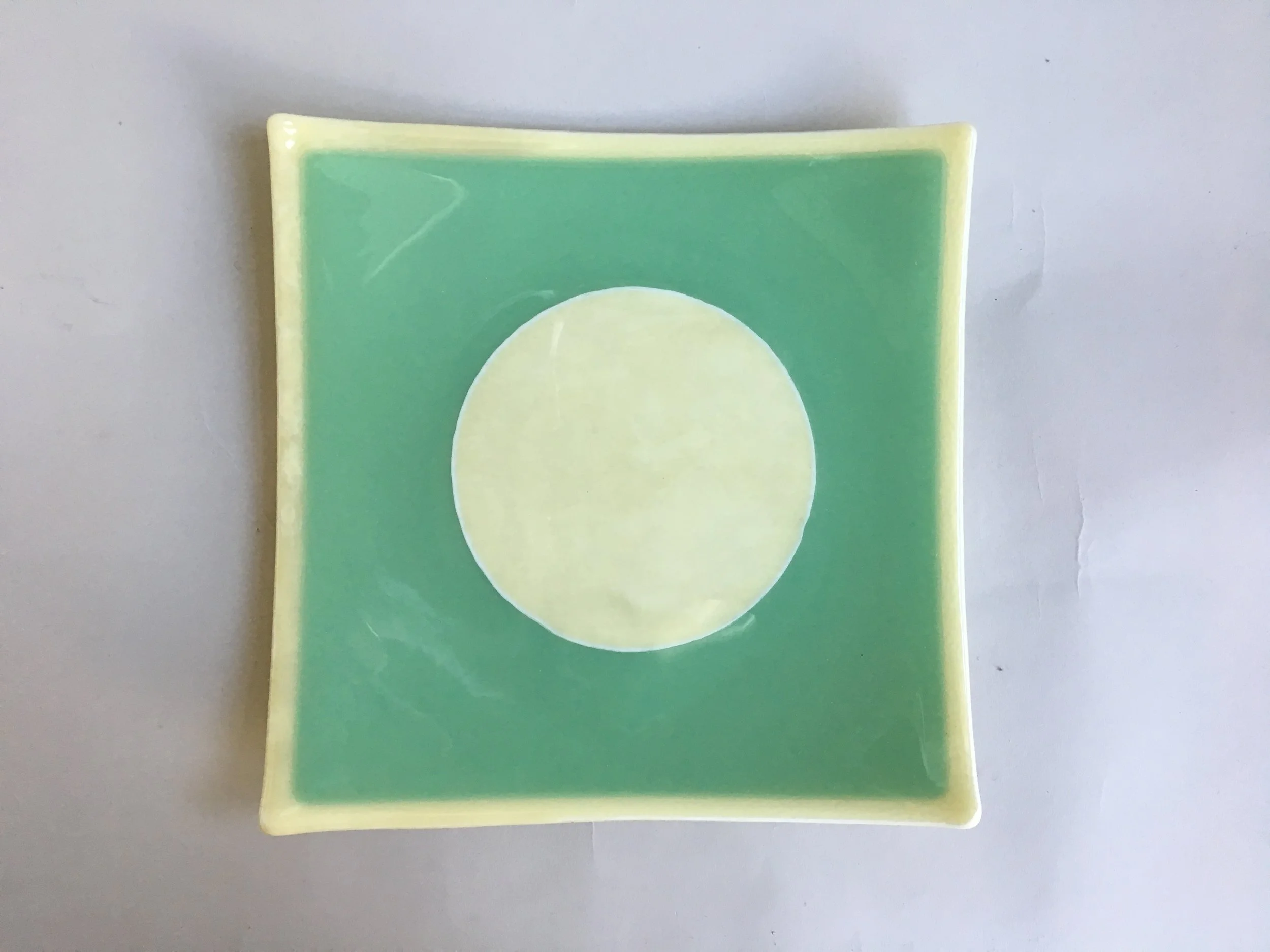 Mint Green with Vanilla dot