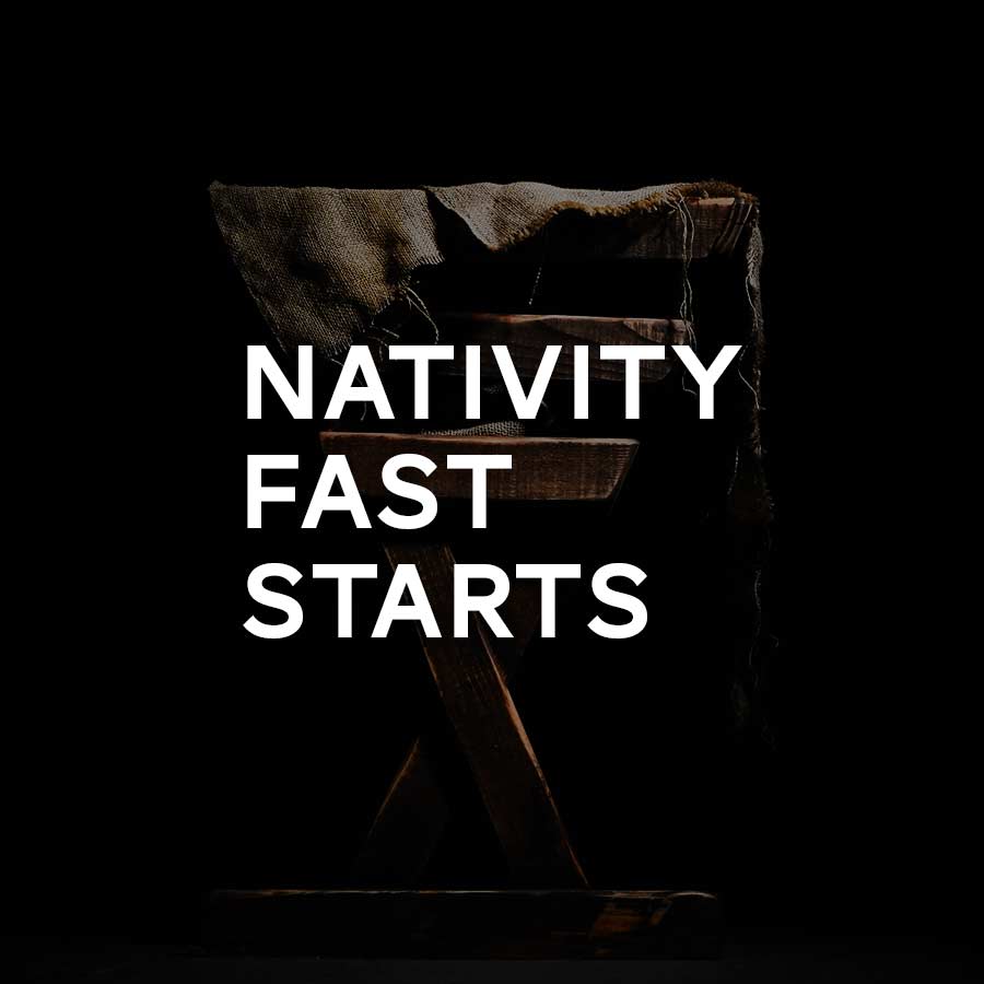 The Nativity Fast in my office 