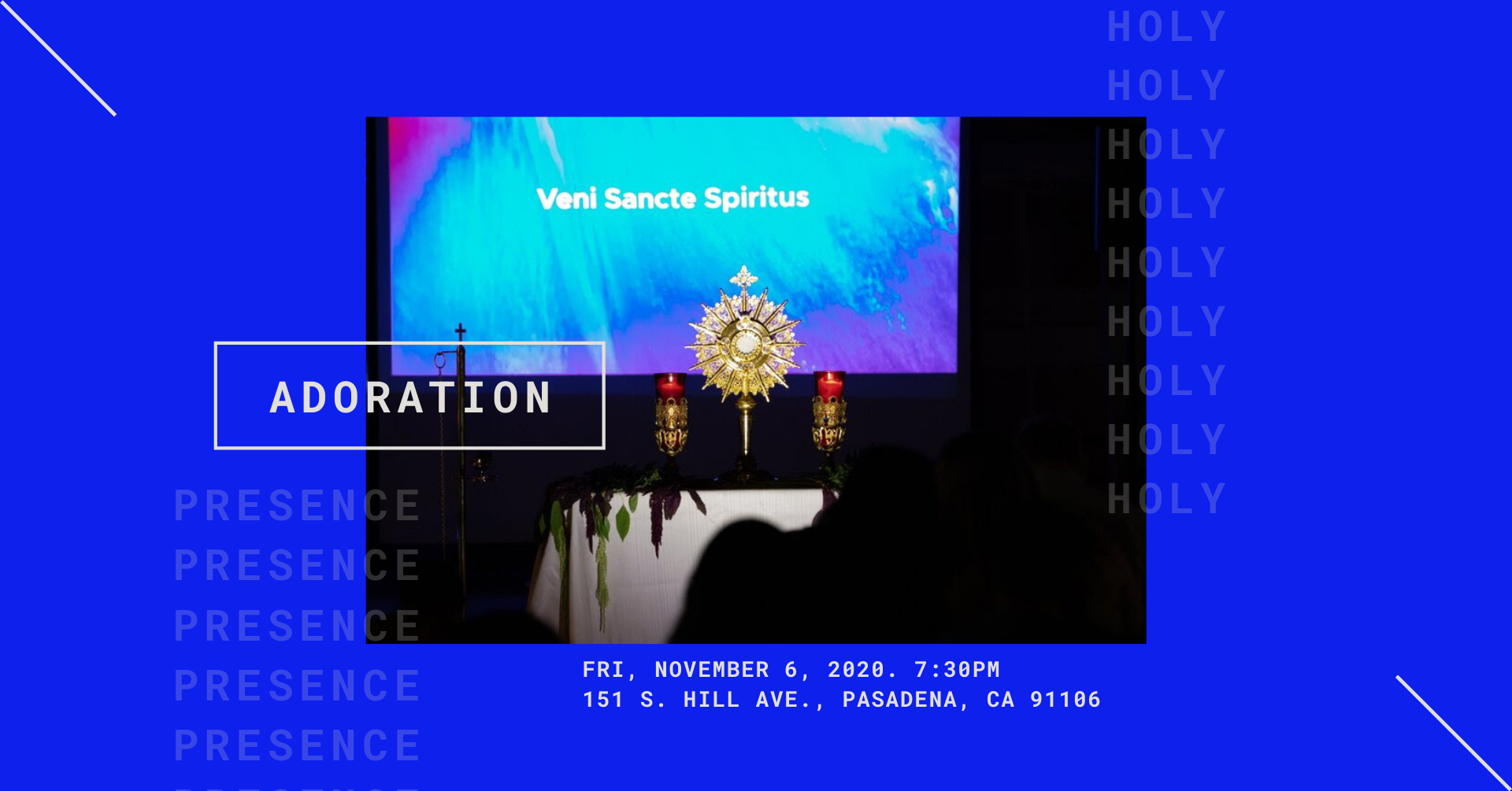 November 6th - First Friday Adoration