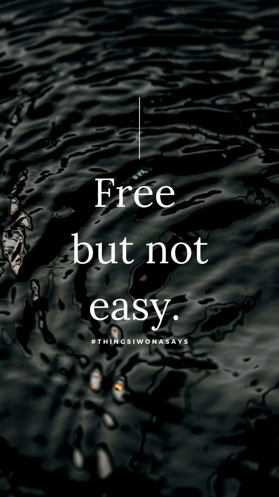 Free but not easy
