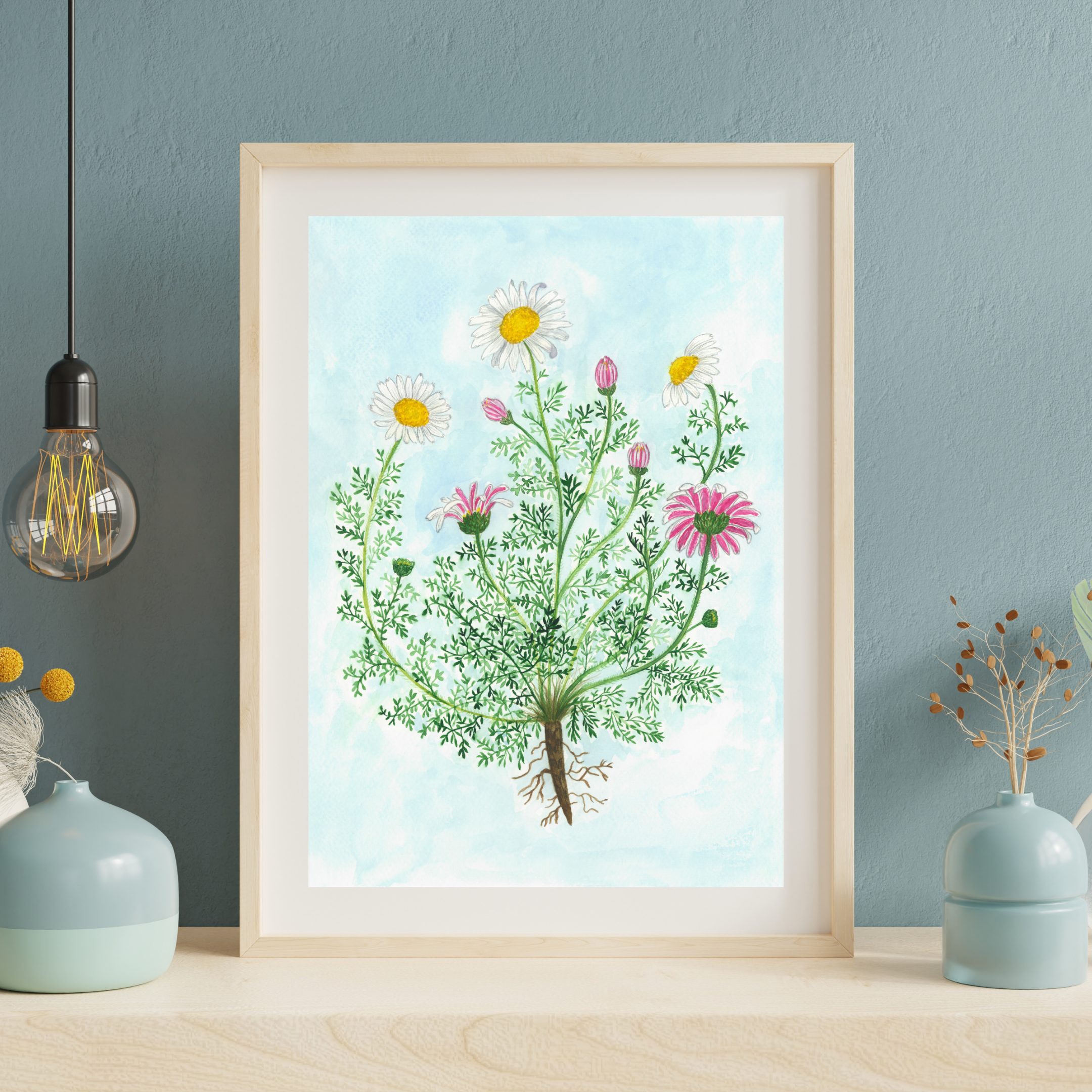 Bertram Watercolor Painting Print