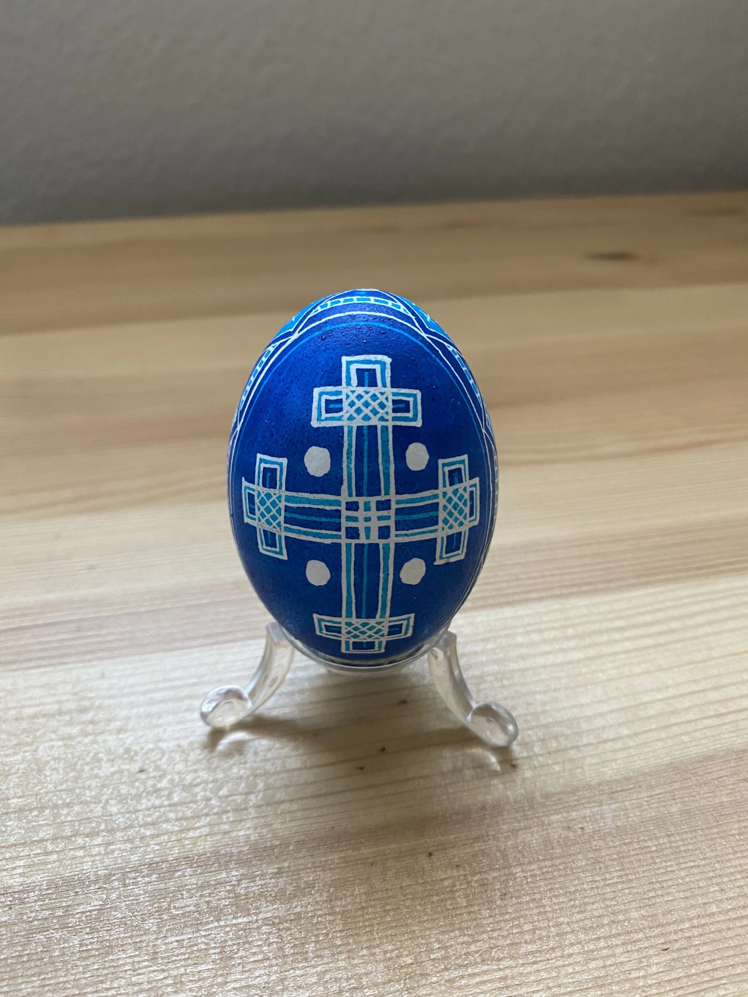 Blue Cross Pisanka Egg