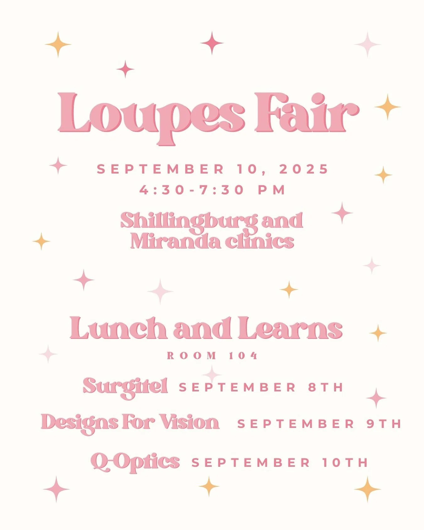 Mark your calendars for September 10th, hope to see you all there✨