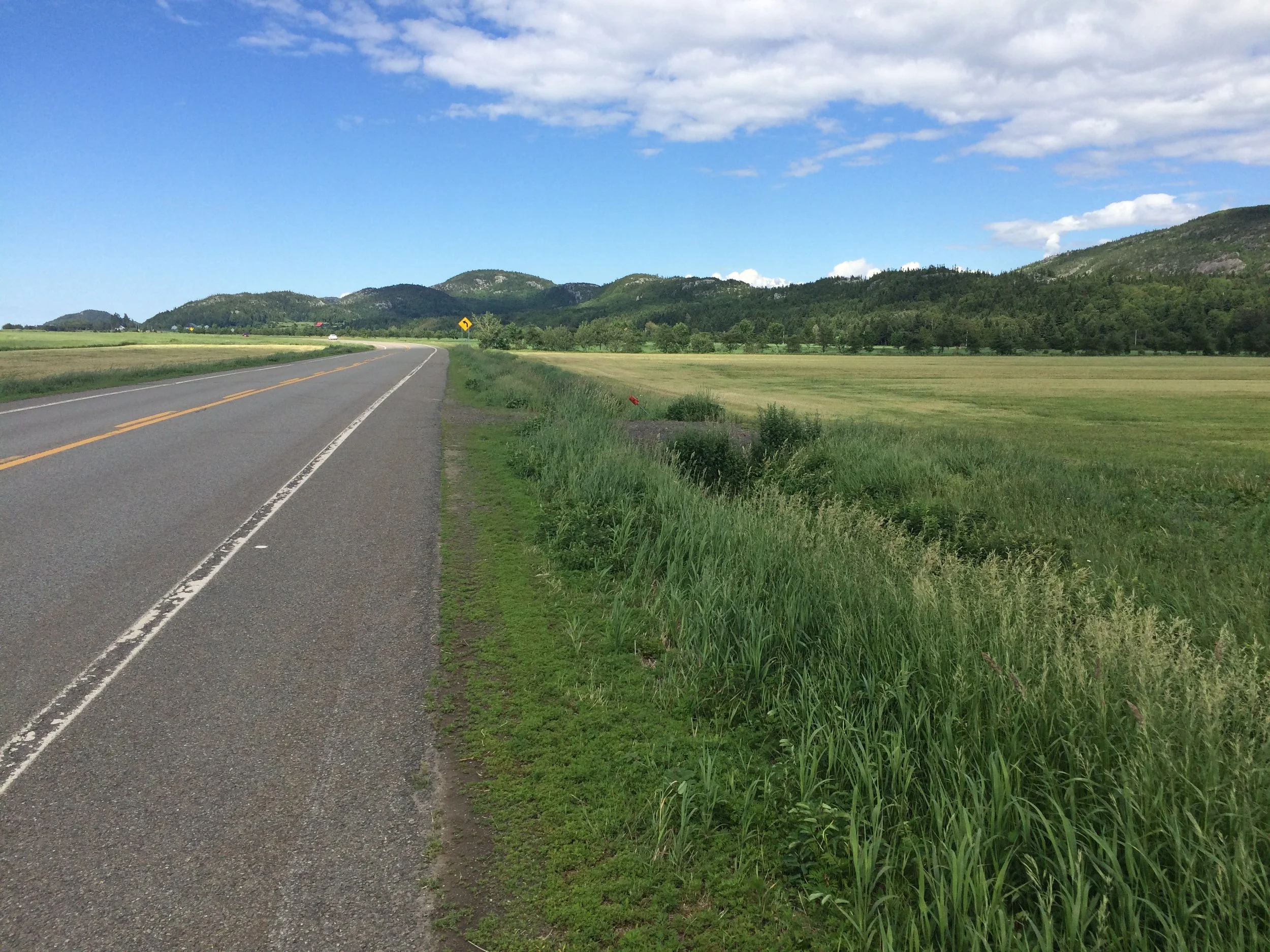 The roads are getting much more empty and lonely, making the distance go by more slowly 