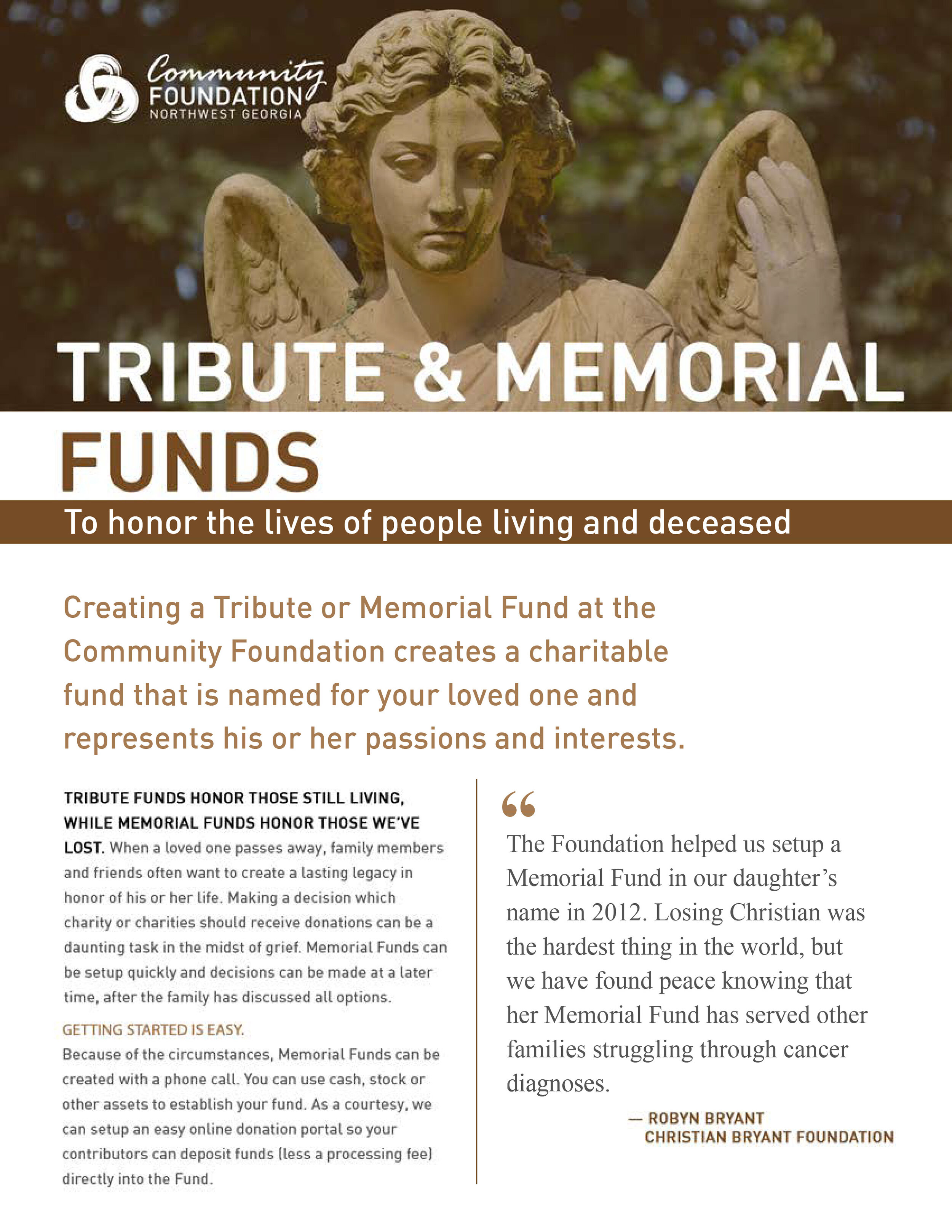 Tribute and Memorial Funds