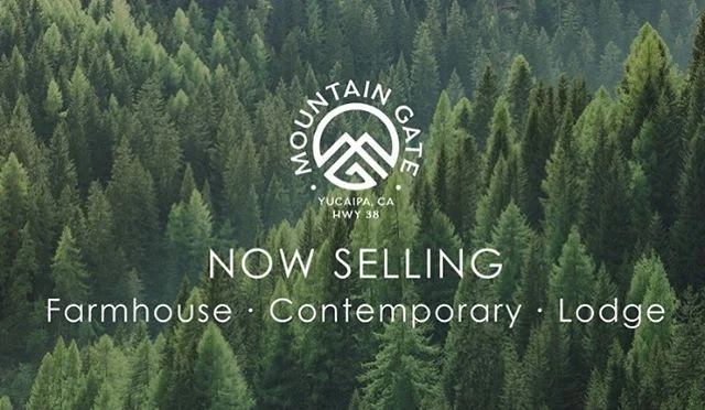 🔸Now selling at Mountain Gate🔸
The Residences at Mountain Gate will be like none other in the area. Modern farmhouse and contemporary lodge style homes grace immense lots with sweeping valley and mountain views. With premier materials, finishes and amenities these homes stand out from the pack. 
Located at the base of the San Bernardino National Forest, in Yucaipa, CA, the region beckons endless outdoor fun. From fishing the nearby streams and lakes, hiking and mountain biking the trails, to skiing in Big Bear, it&rsquo;s all within a short, breathtaking drive up HWY 38.
🔸Click the link in bio for more information and to view the plans offered at Mountain Gate