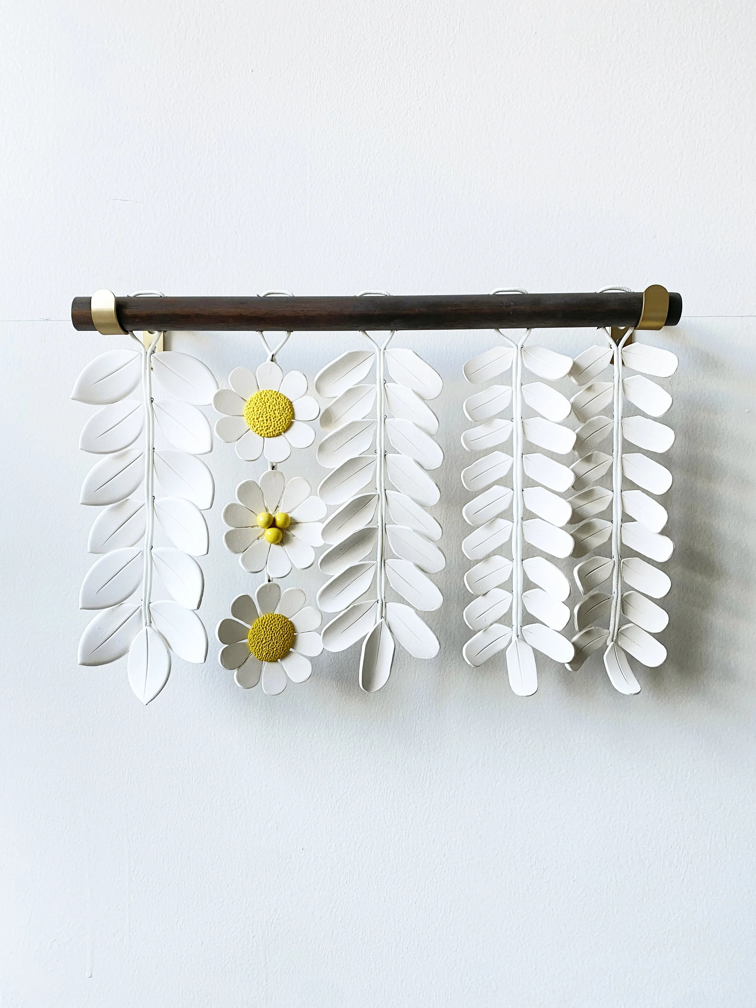 Mini Loom No.17 'White Fern Daisy'