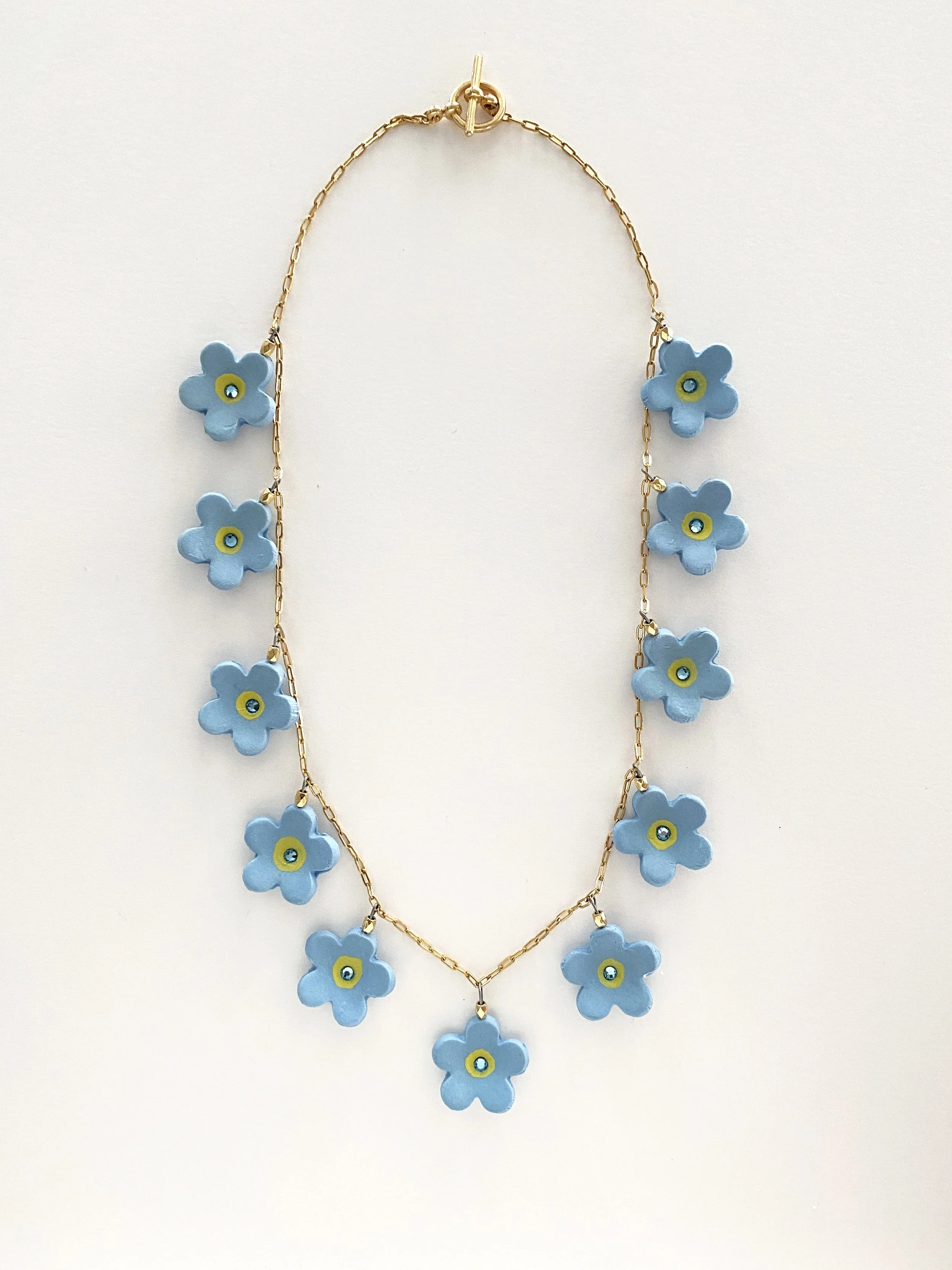 Forget-Me-Not Cluster Necklace